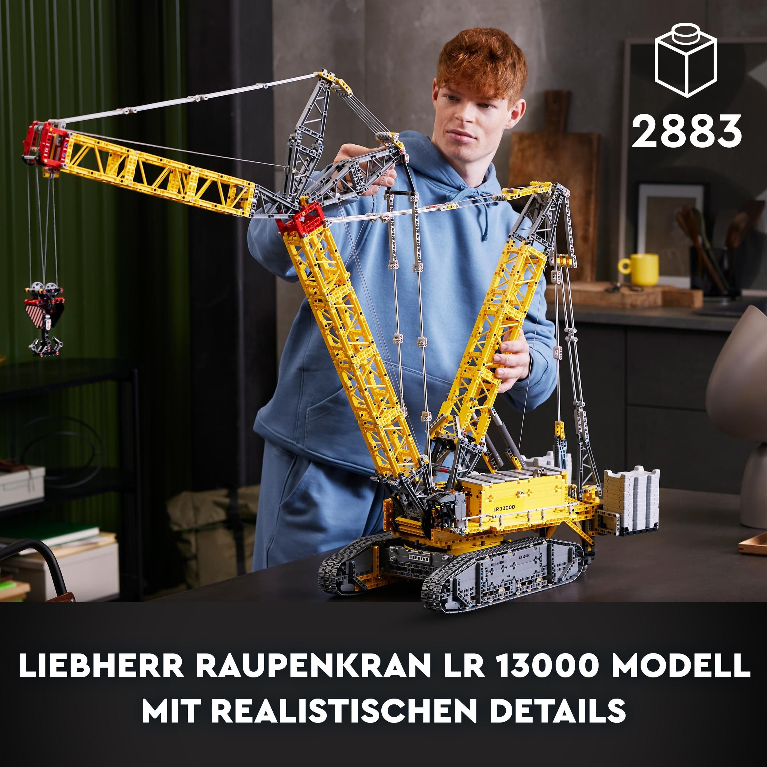 LEGO Technic Liebherr LR 13000 Raupenkran Set 42146