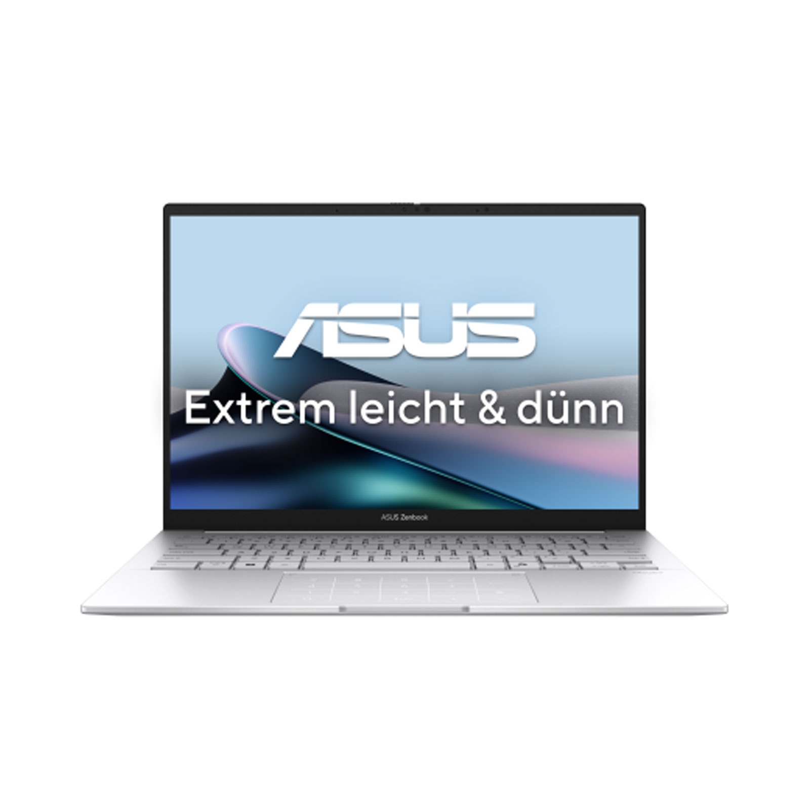 ASUS Zenbook 14 UX3405CA-PP221W, 14 Zoll, WQXGA+, OLED, Intel Core Ultra 9 285H, 16GB, 1TB SSD, Intel Arc (Foggy Silver, 16:10, 120Hz, 0,2ms)