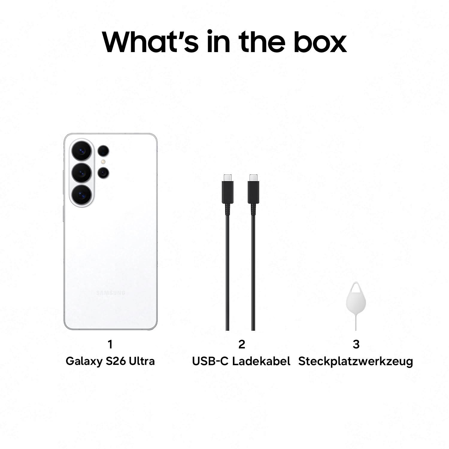 Samsung Samsung Galaxy S26 Ultra 1TB weiss Smartphone