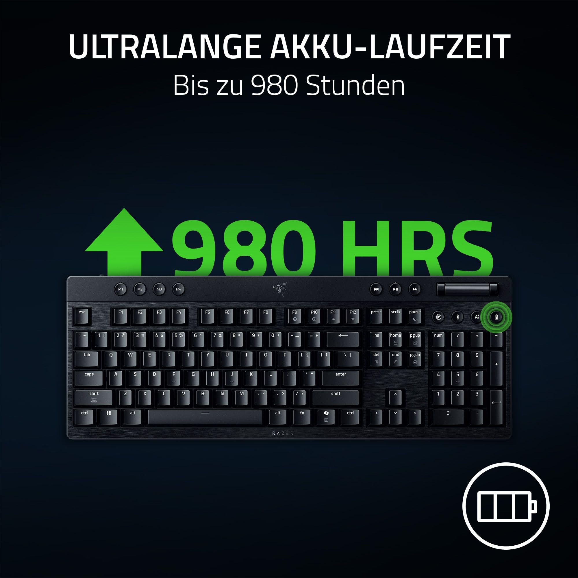 Razer BlackWidow V4 Low-Profile HyperSpeed -  mechanische Gaming-Tastatur