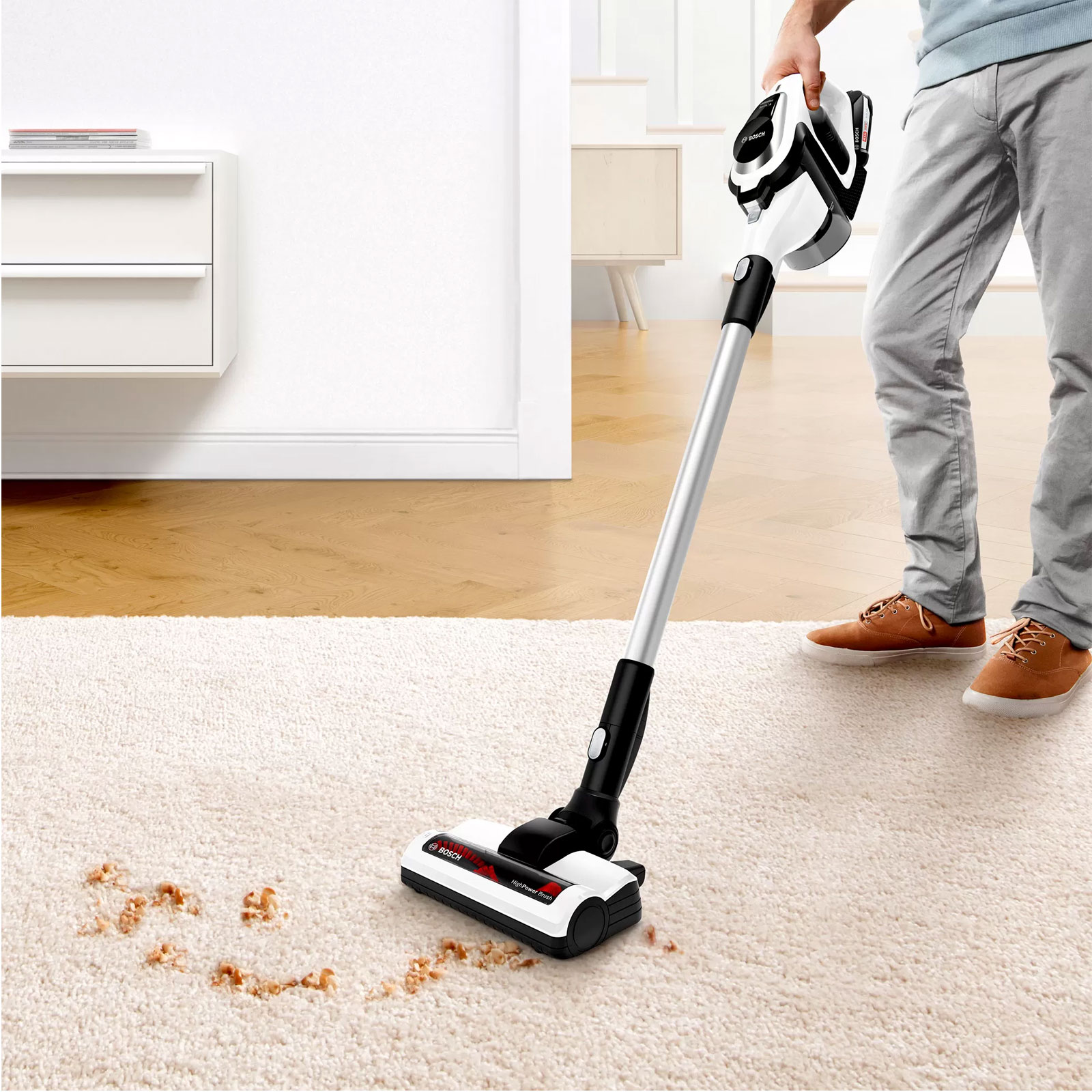 BOSCH BBS812AM Unlimited 8 Akku-Handstaubsauger mit Stiel (