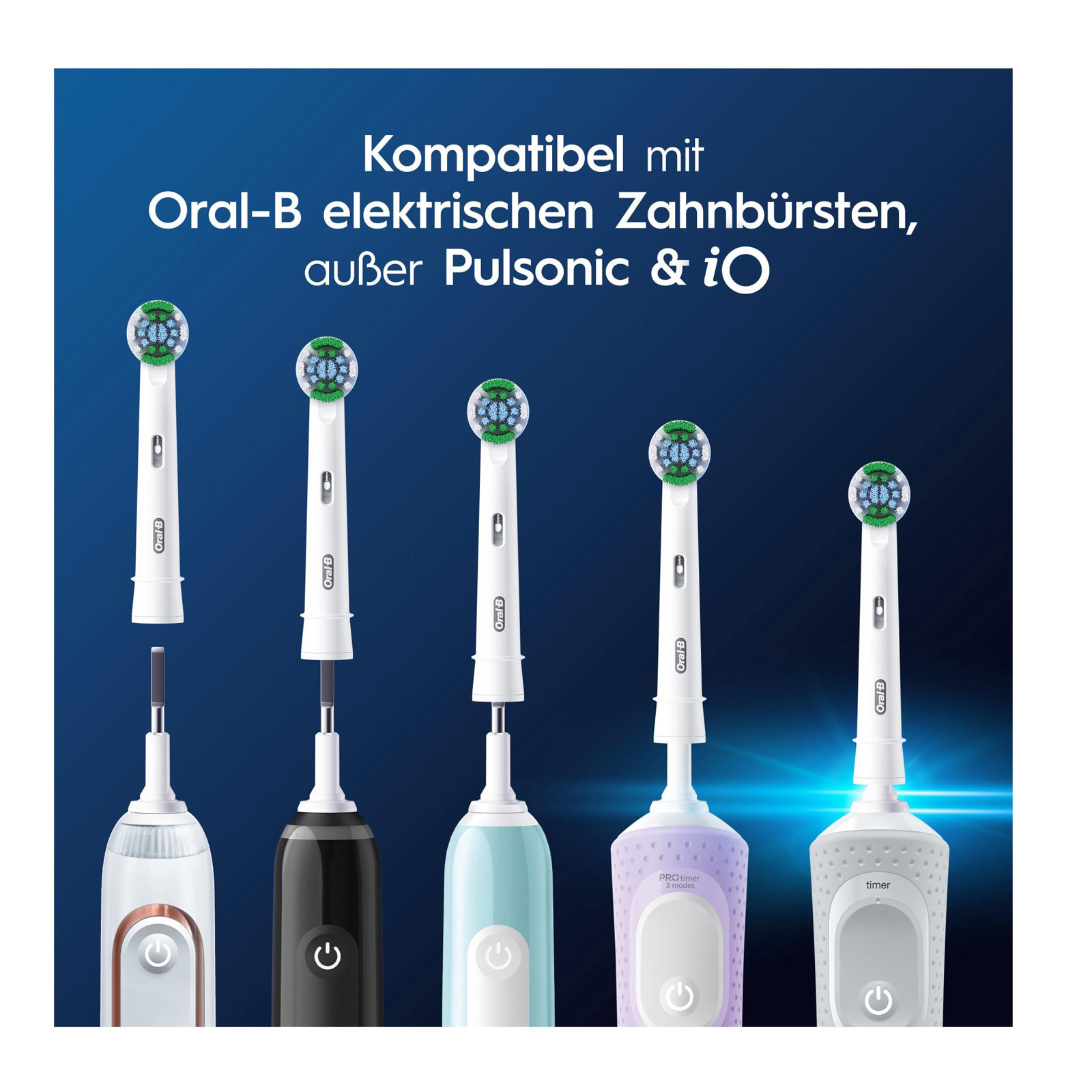 Oral-B Aufsteckbürsten Pro Precision Clean, 5 Stück Oral-B Aufsteckbürsten Pro Precision Clean, 5 Stück