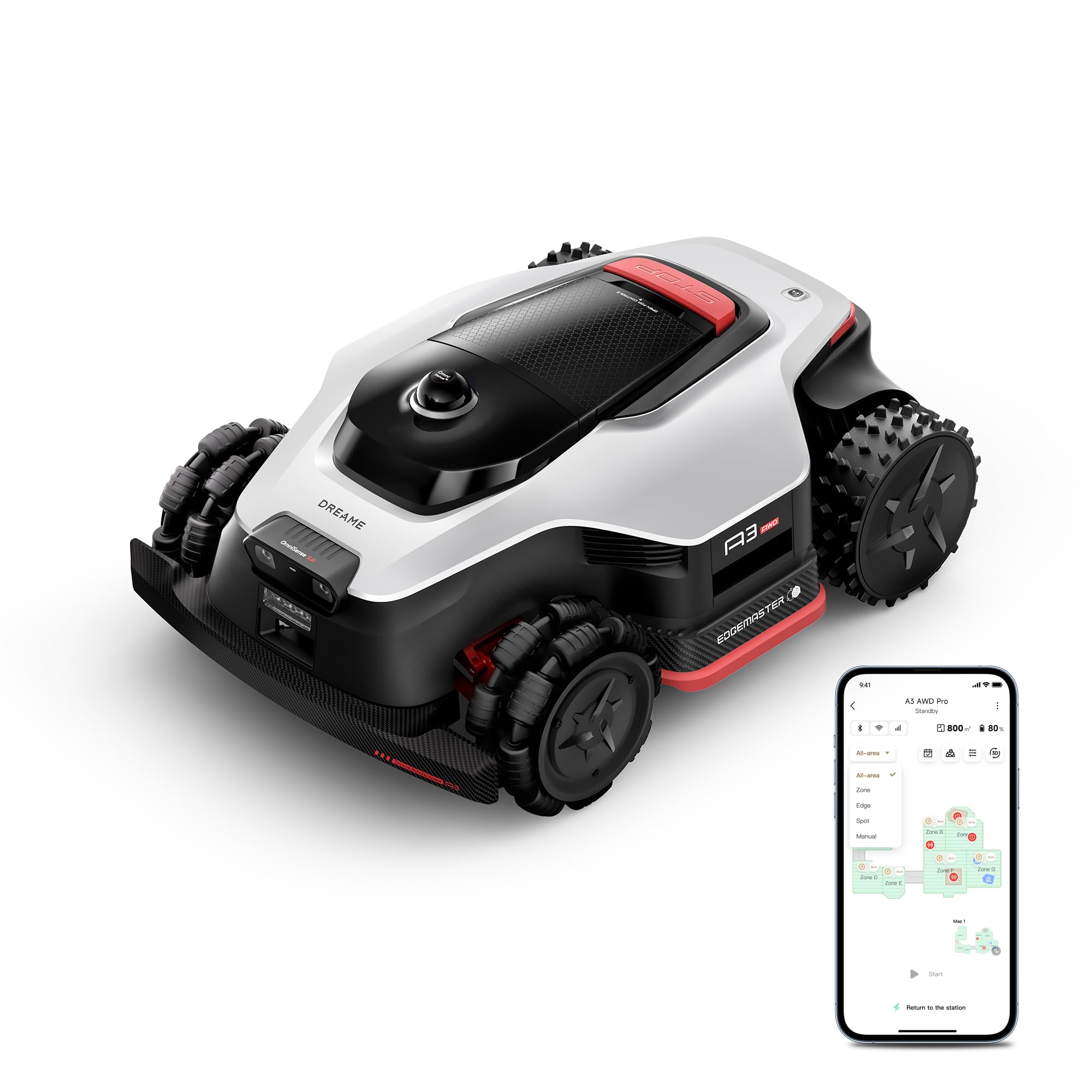 DREAME A3 AWD Pro 3500 Robot-Rasenmäher, für 3500 m²