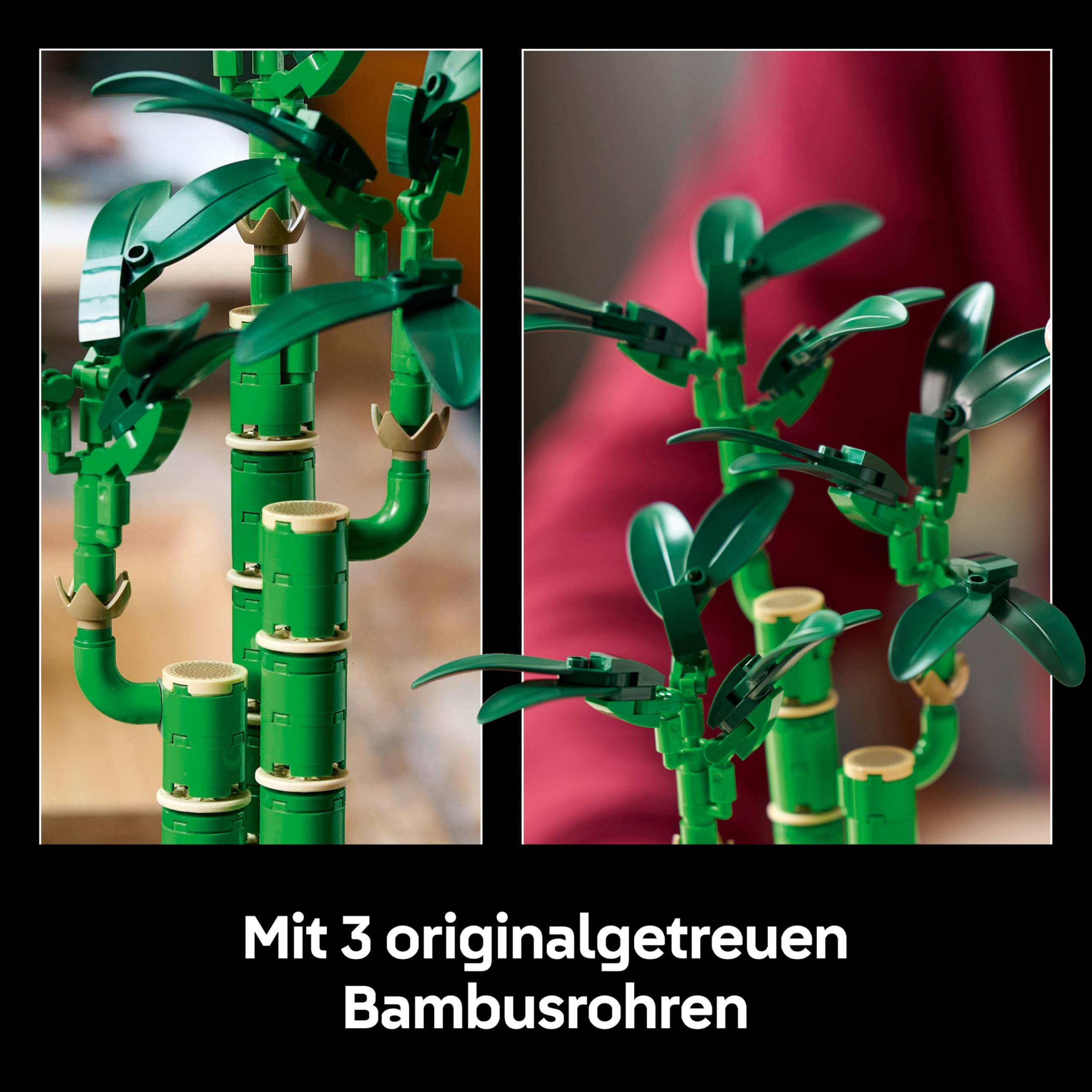 LEGO Botanicals Glücks-Bambus Kunstpflanze Bauset 10344