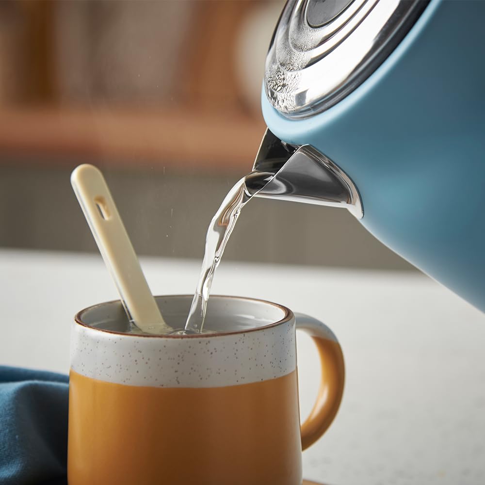 Russell Hobbs Hanley Wasserkocher (1,7 Liter, 2400 Watt, Edelstahl)