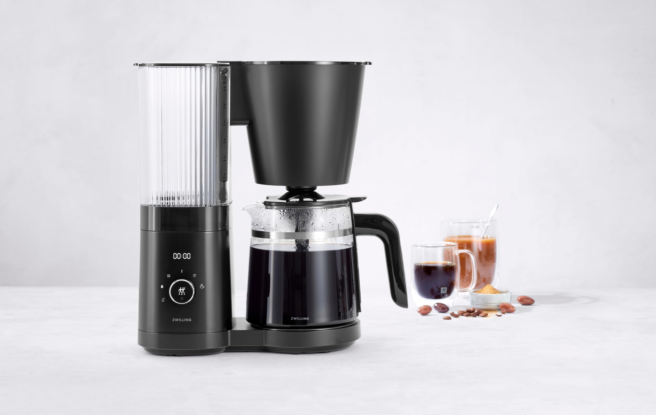 ZWILLING ENFINIGY Filterkaffeemaschine mit 1.5l Glaskanne