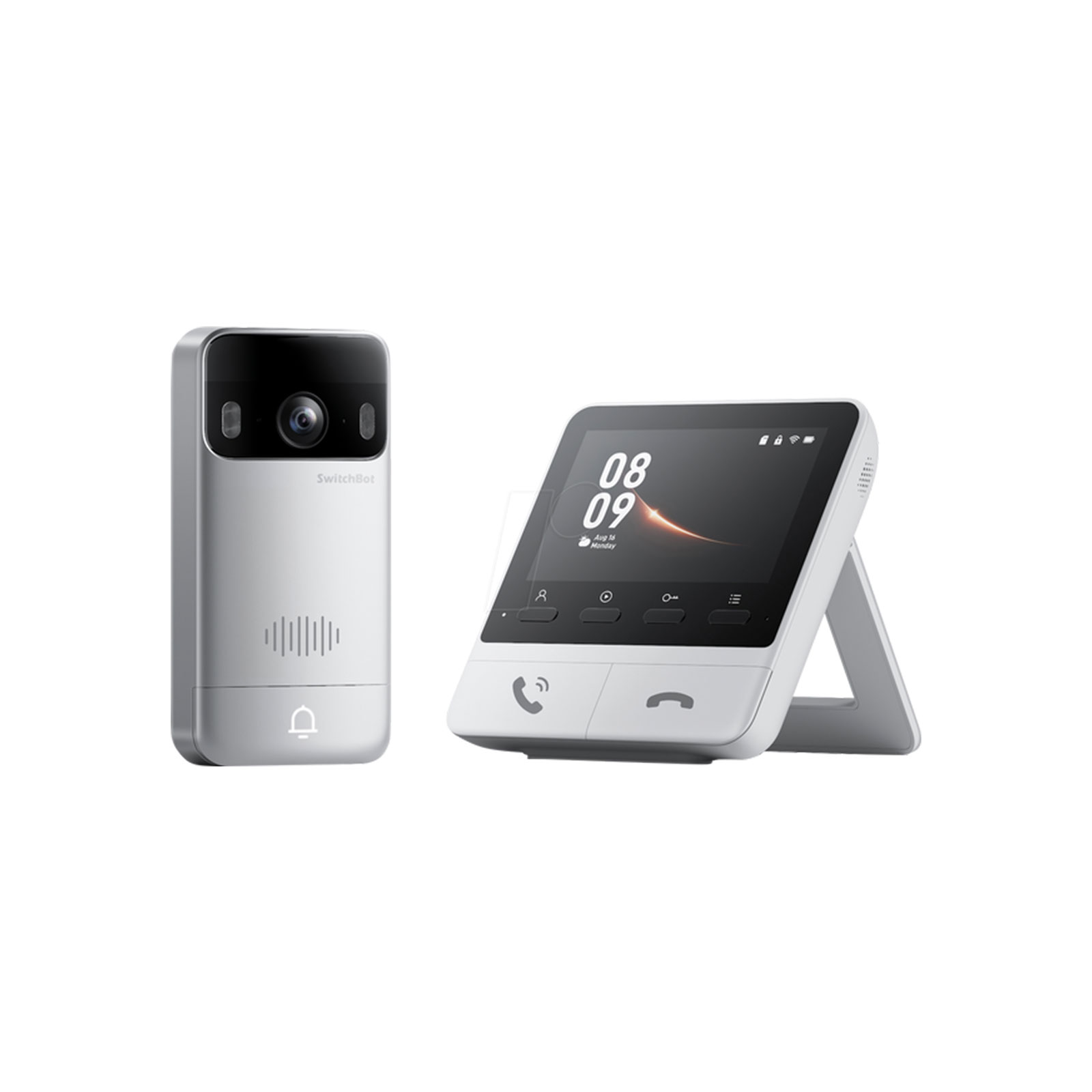 SwitchBot Videotürklingel inklusive Gegensprechanlage mit Monitor