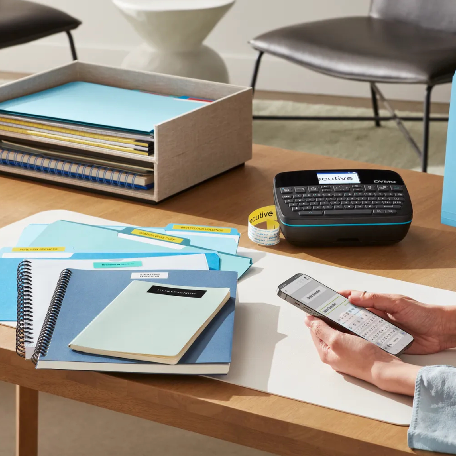 Dymo LabelManager 640CB 6/9/12/19/24mm D1-Bänder Qwertz Beschriftungsgerät Dymo LabelManager 640CB 6/9/12/19/24mm D1-Bänder Qwertz Beschriftungsgerät