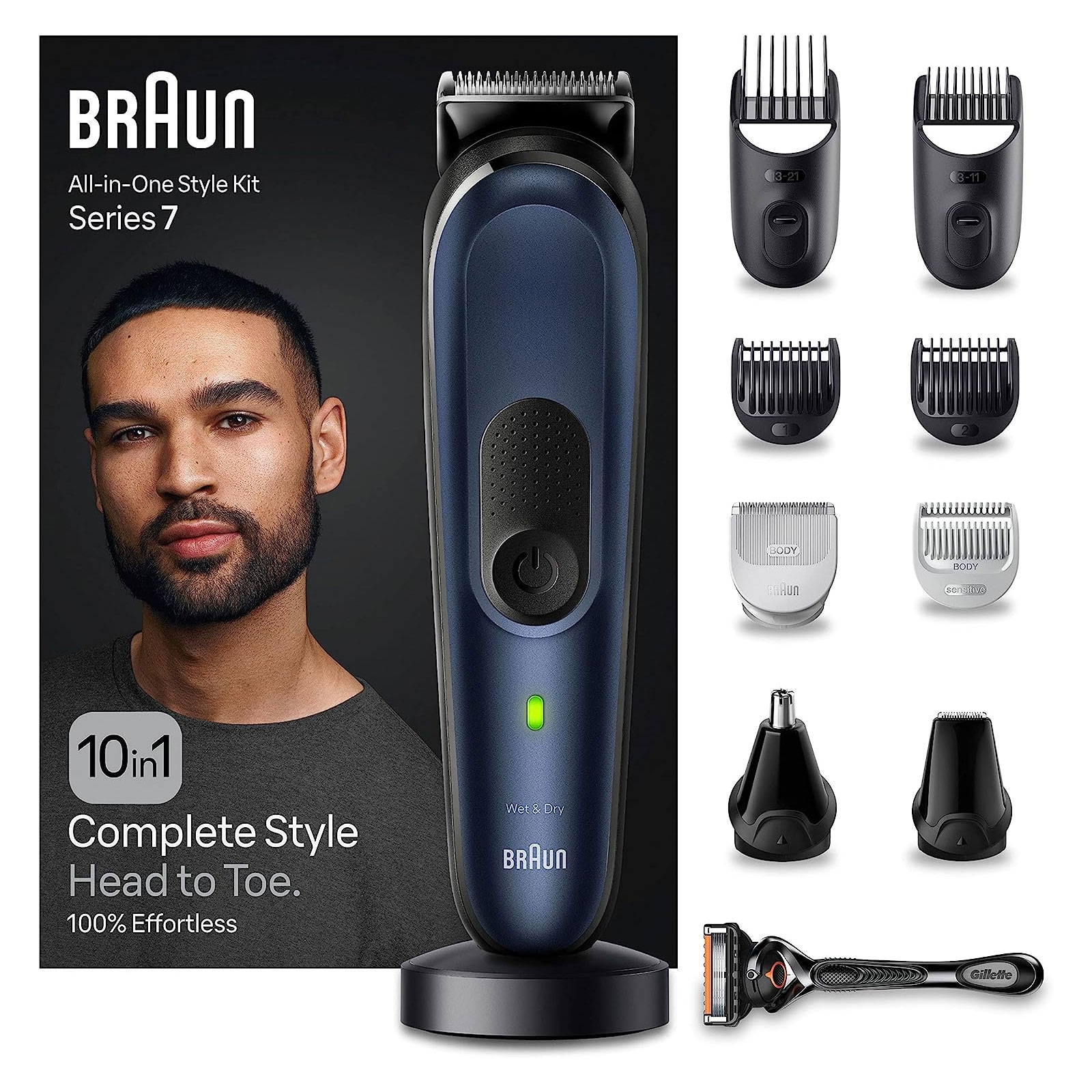 Braun Series 7 MGK7410 All-In-One Styling Set 10-in-1