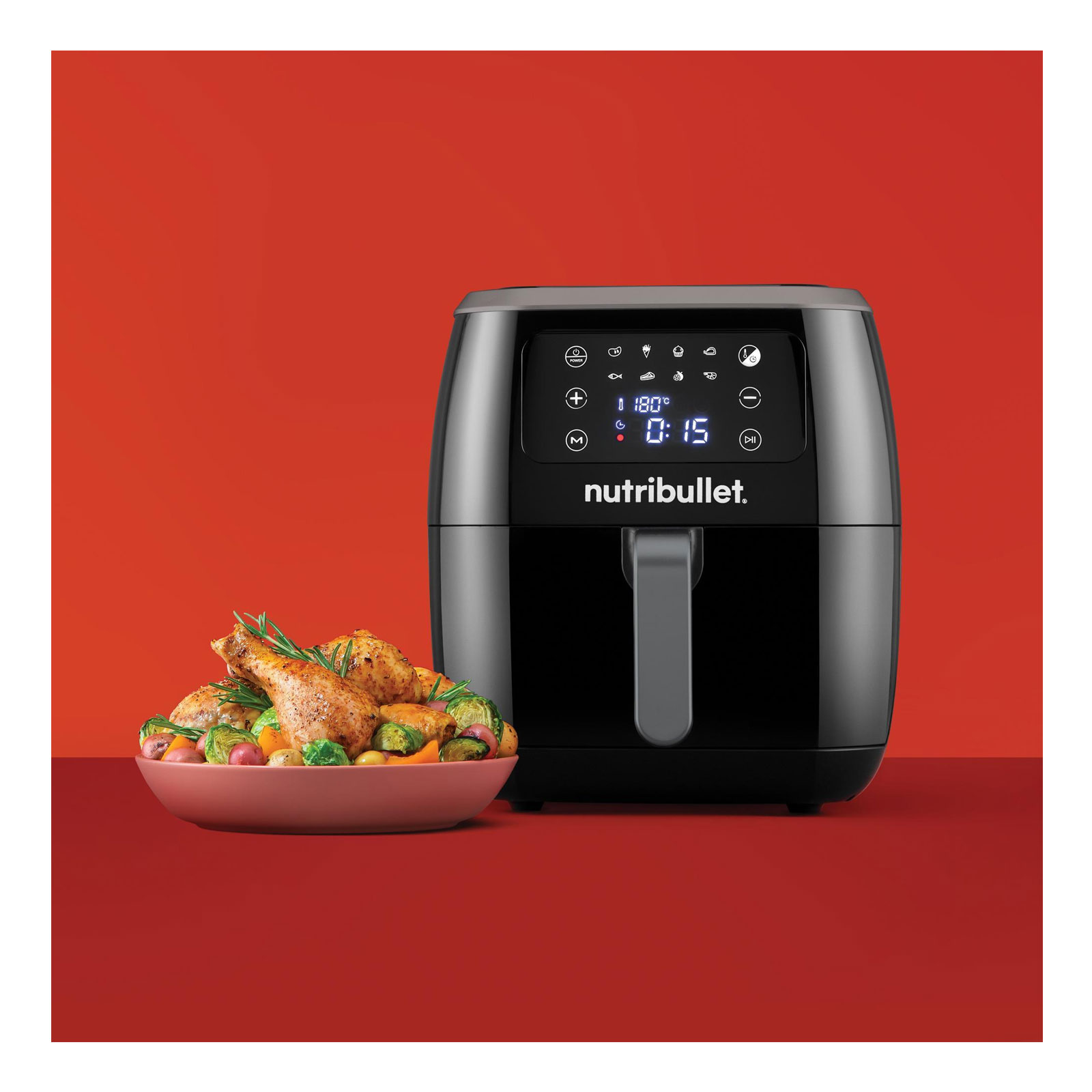 Nutribullet NBA071B XXL Digital Airfryer Heißluftfritteuse