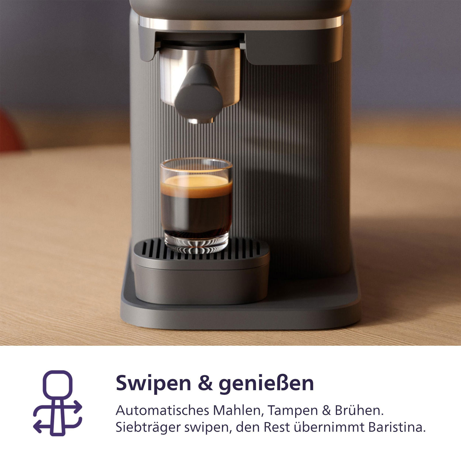 Philips BAR320/60 Baristina schwarz