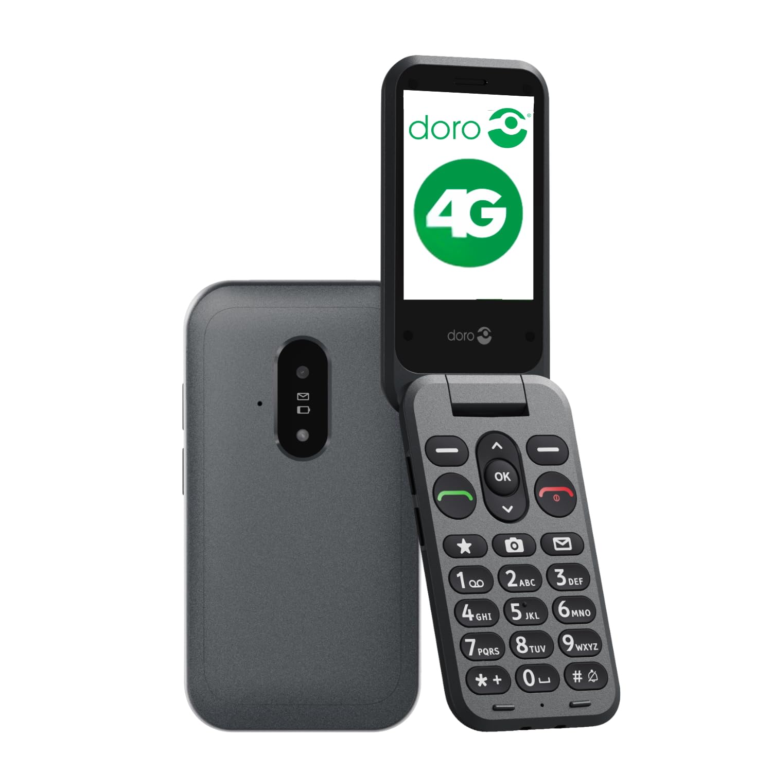 Doro Telefon Leva E20 – 4G Klapphandy für Senioren