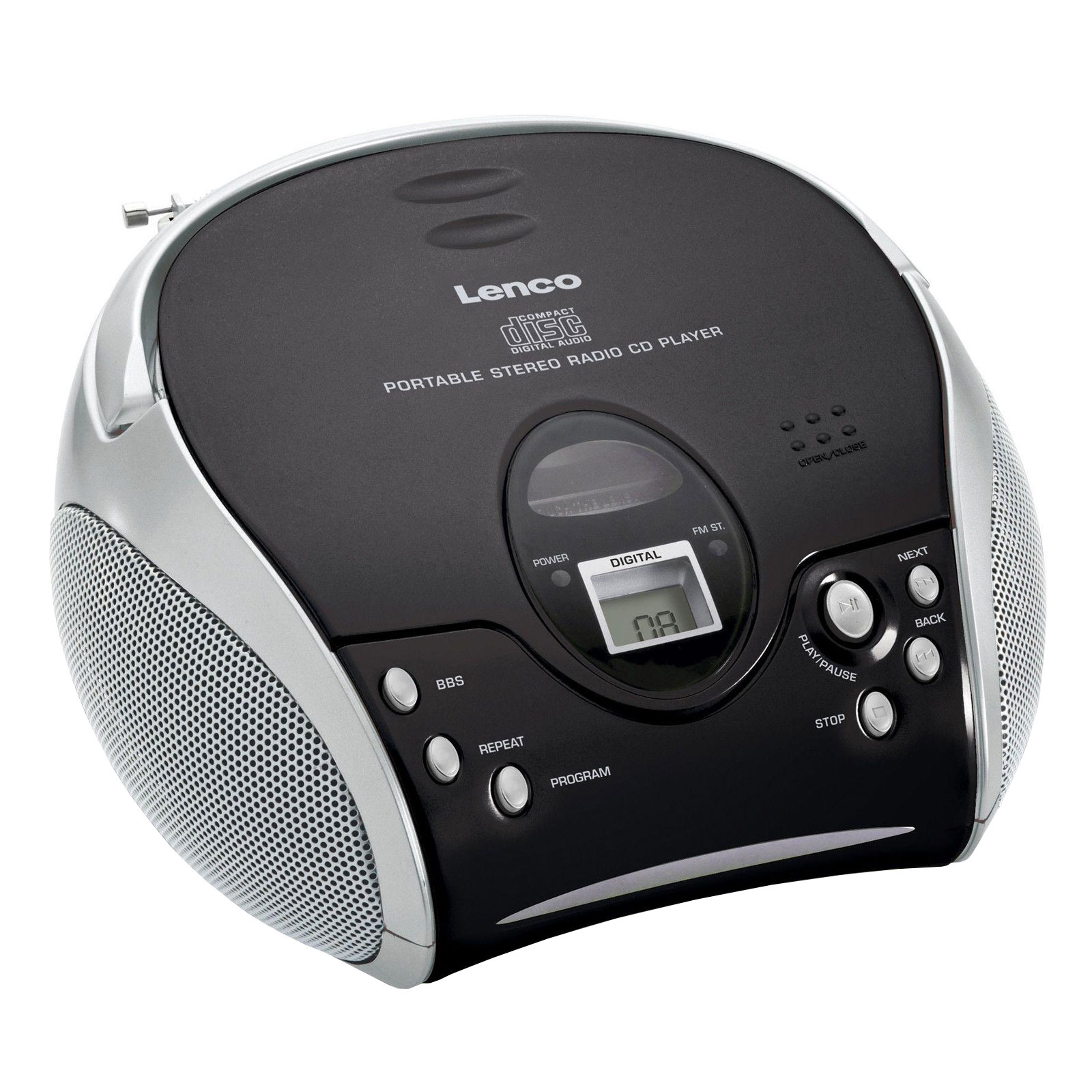 Lenco SCD-24 CD-Radio Boombox 