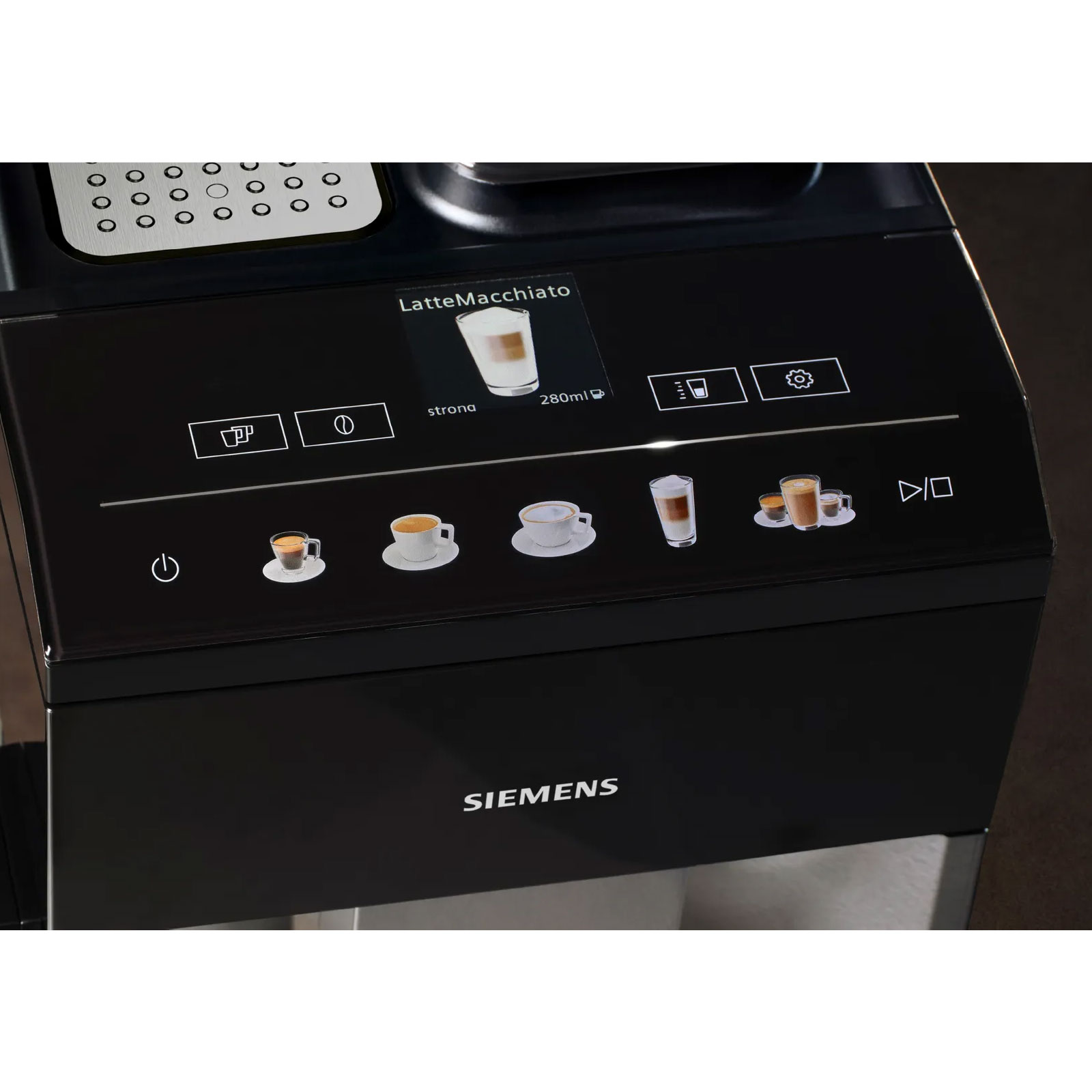 Siemens TQ517D03 Kaffeevollautomat (integral) EQ.500 Edelstahl / schwarz Siemens TQ517D03 Kaffeevollautomat (integral) EQ.500 Edelstahl / schwarz