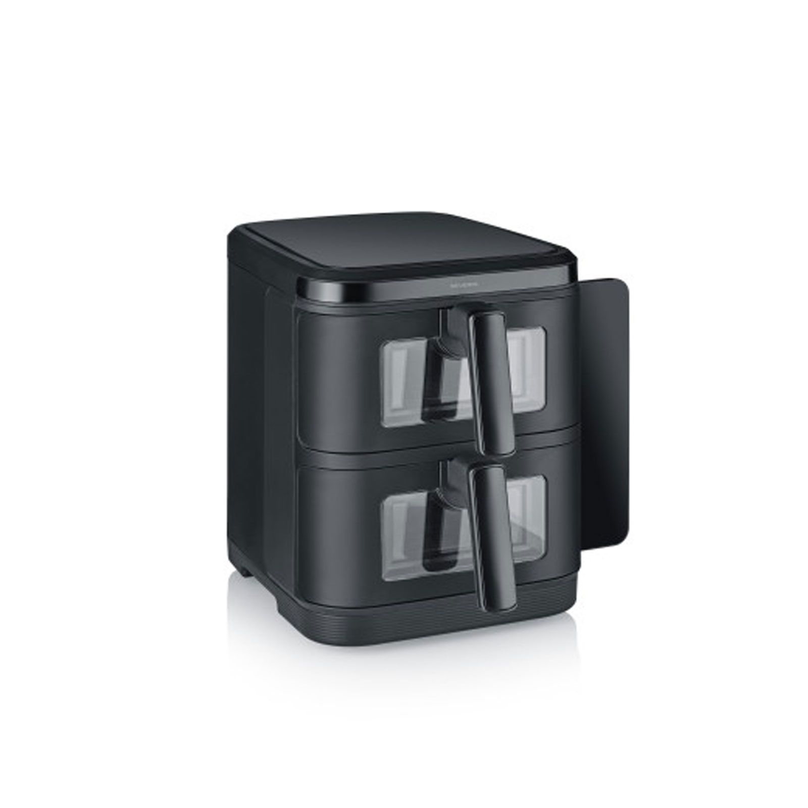 SEVERIN FR 2468 Doppel-Heißluftfritteuse (2x 5,5 l Fassungsvermögen, 2600 Watt, Timer, 9 Programme)