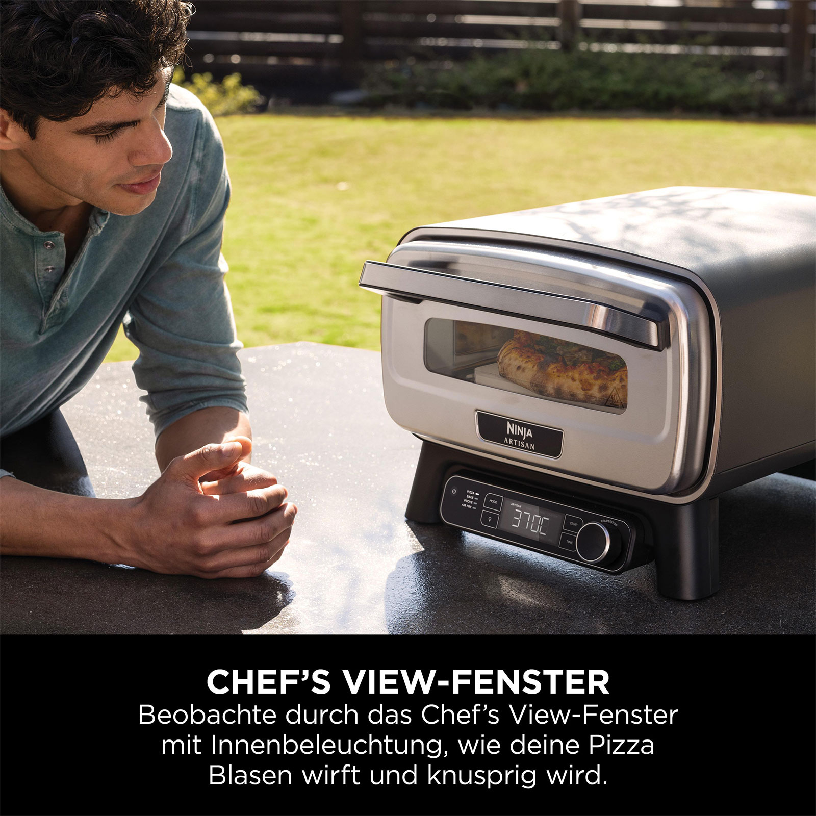 Ninja MO201EU Artisan Outdoor-Elektro-Pizzaofen