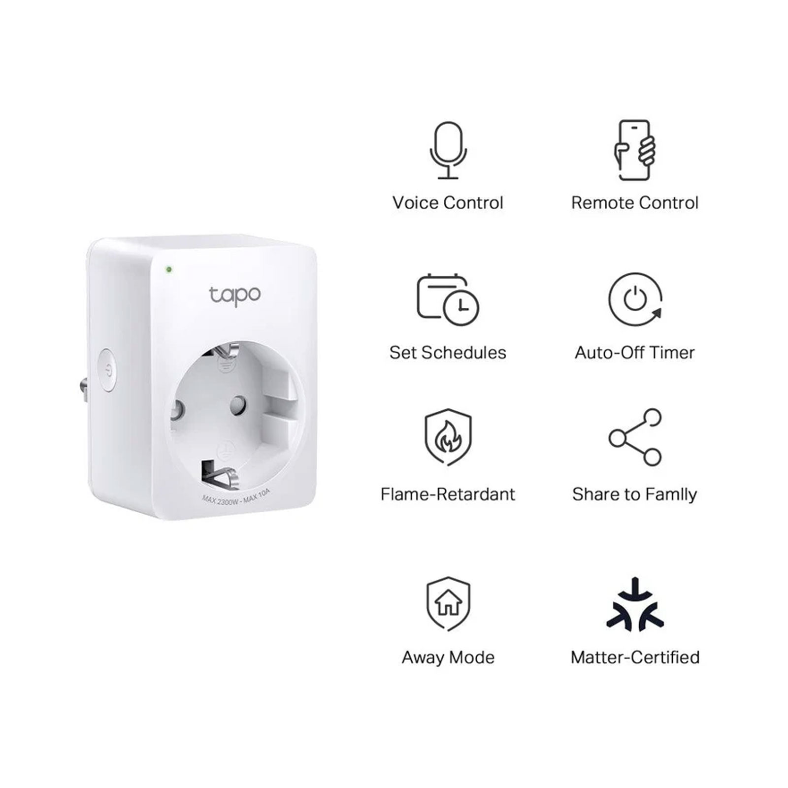 Tapo P100M WLAN-Steckdose
