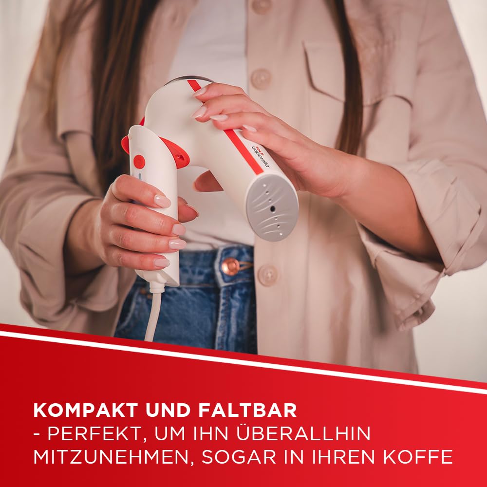 Polti Vaporella Vertical Styler GSM50R, tragbares vertikales Dampfbügeleisen