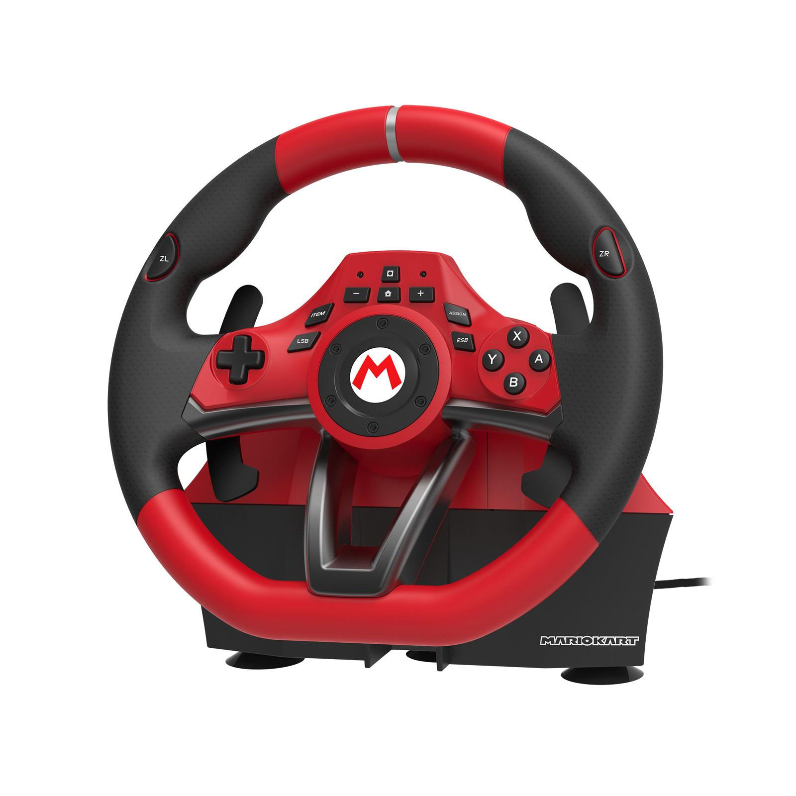 HORI Mario Kart Racing Wheel Pro Deluxe, Lenkrad rot