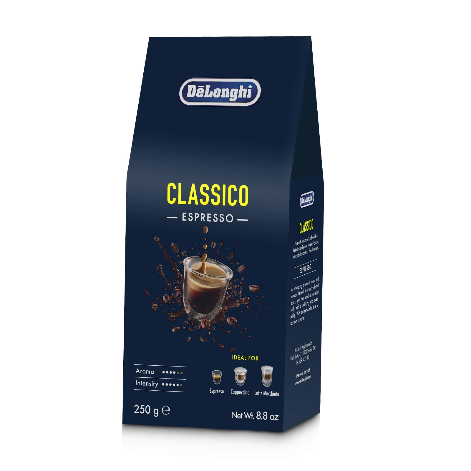 DeLonghi ECAM 23.463.B Kaffeevollautomat Bundle inkl. DLSC600 CLASSICO 250 g ganze Bohne und 500ml Entkalker