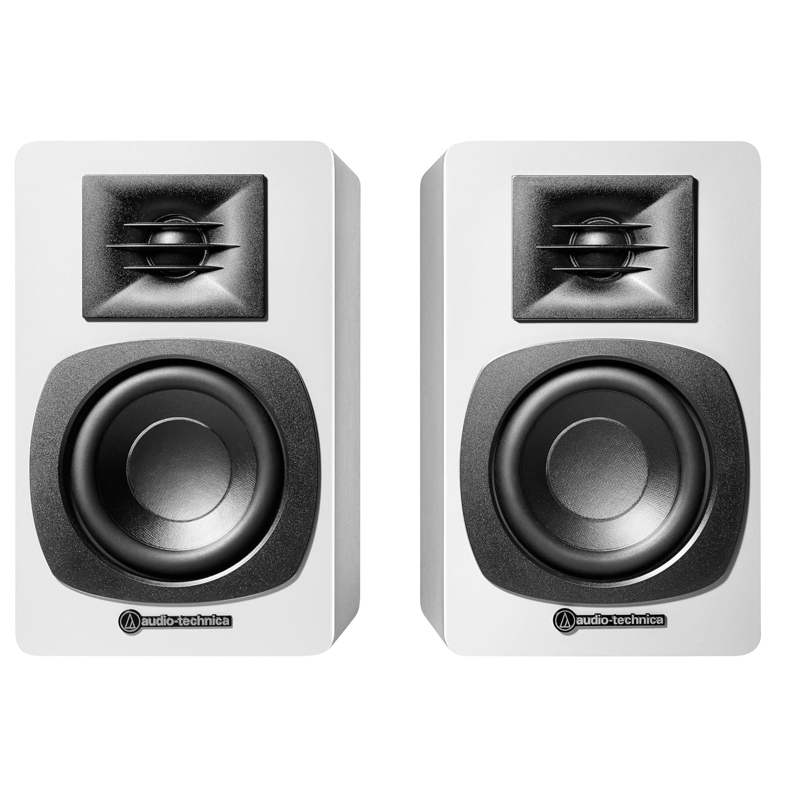 Audio-Technica AT-SP3X Regal-Lautsprecher mit Bluetooth Paar weiß  Audio-Technica AT-SP3X Regal-Lautsprecher mit Bluetooth Paar weiß
