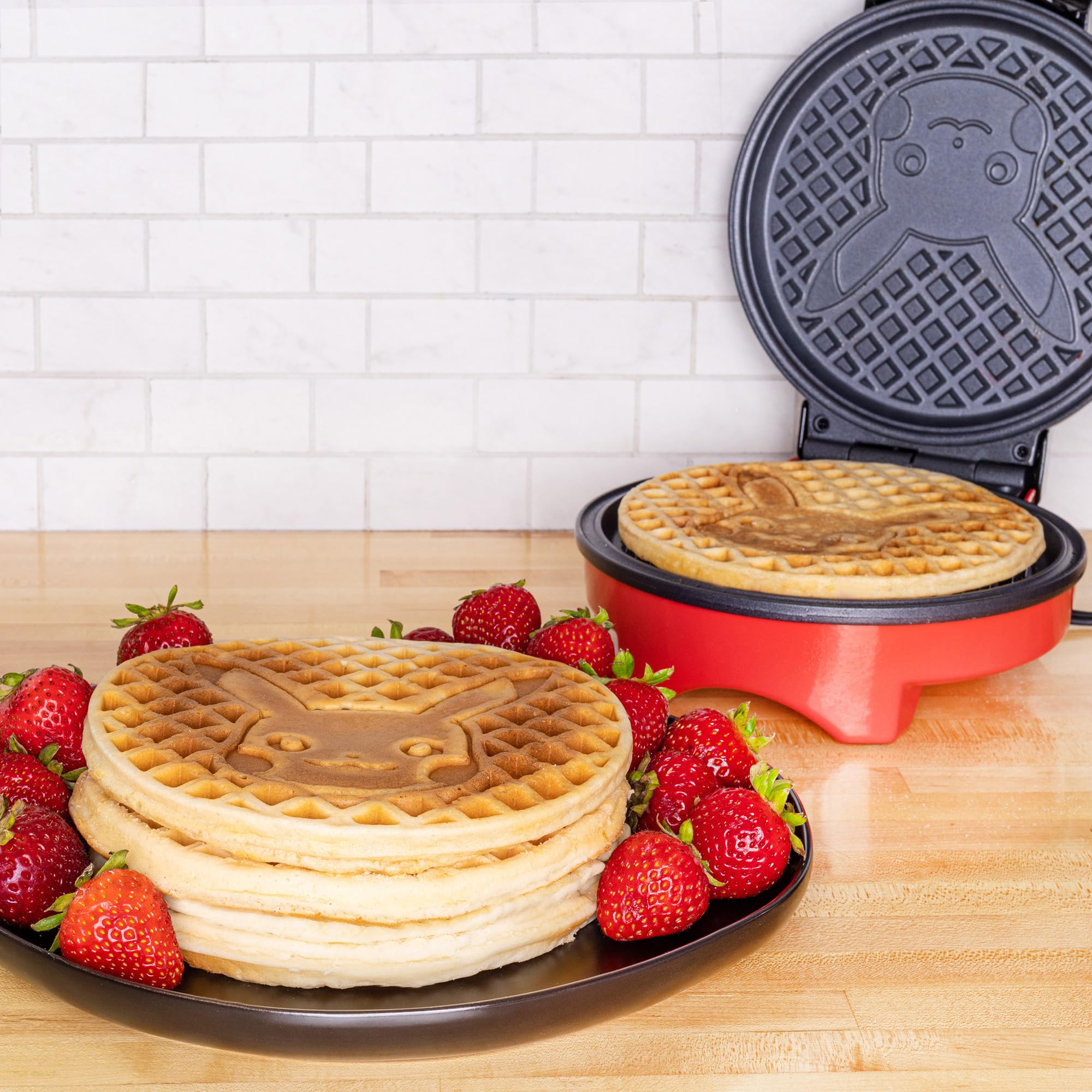 Pokémon Pikachu Waffeleisen – Antihaft Waffle Maker für Frühstück & Snacks