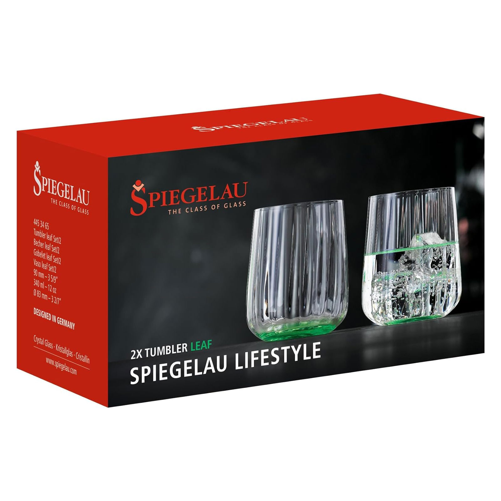 Spiegelau 2-teiliges. Becher-Set Trinkgläser Kristallglas 340 ml Lifestyle 4453465