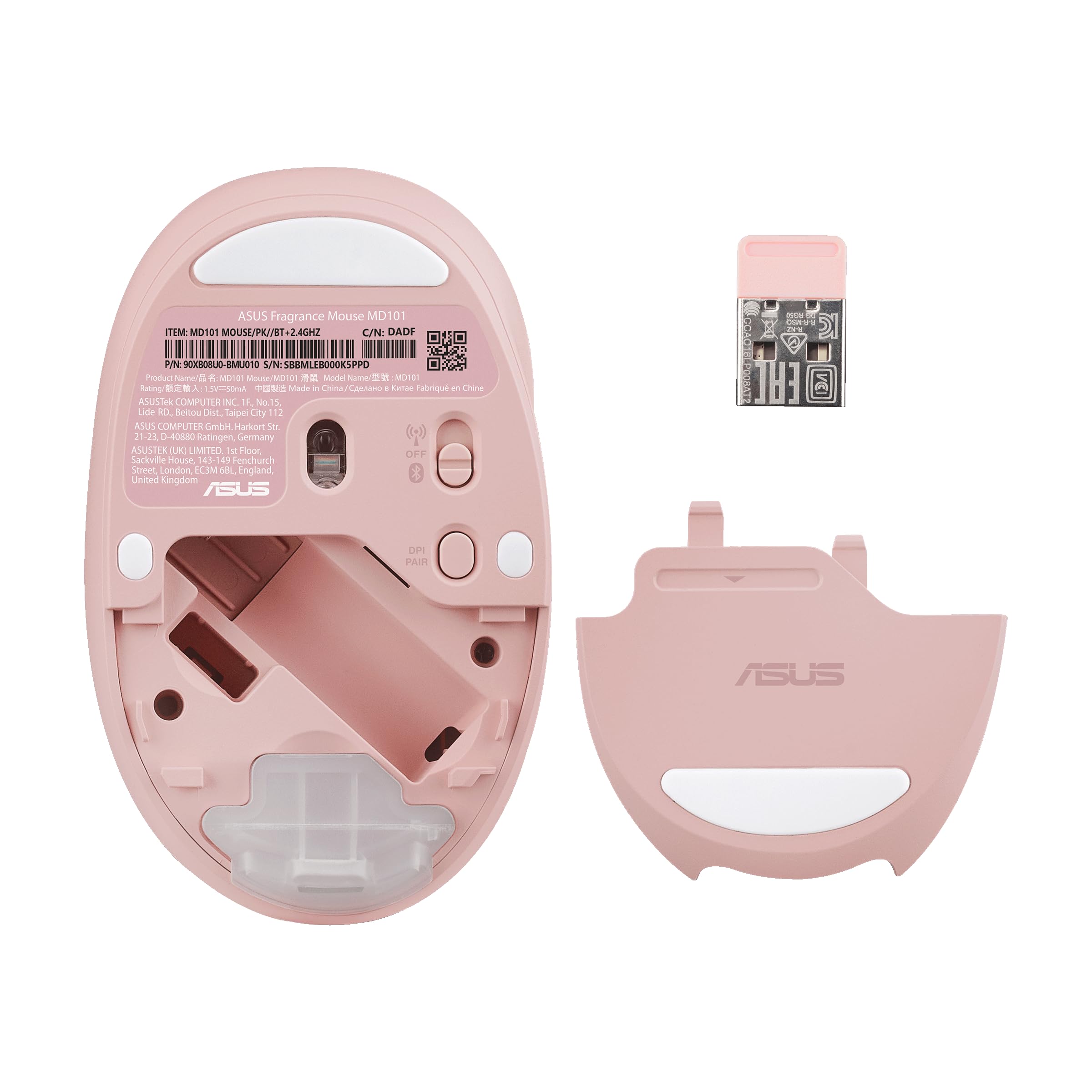 ASUS Fragrance Mouse MD101, kabellos