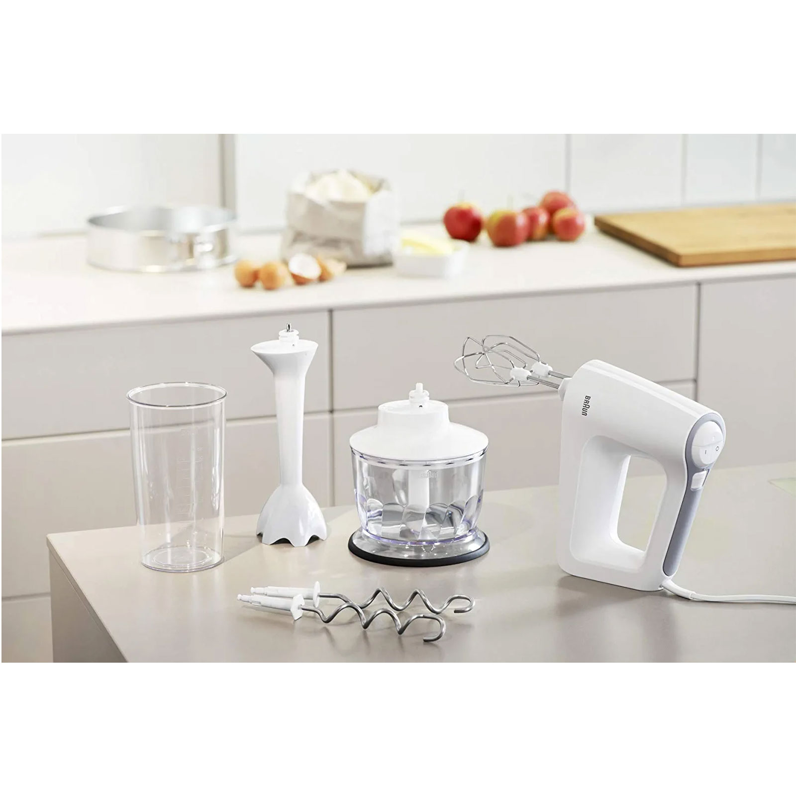 BRAUN HM 3135 WH MultiMix Handmixer weiß