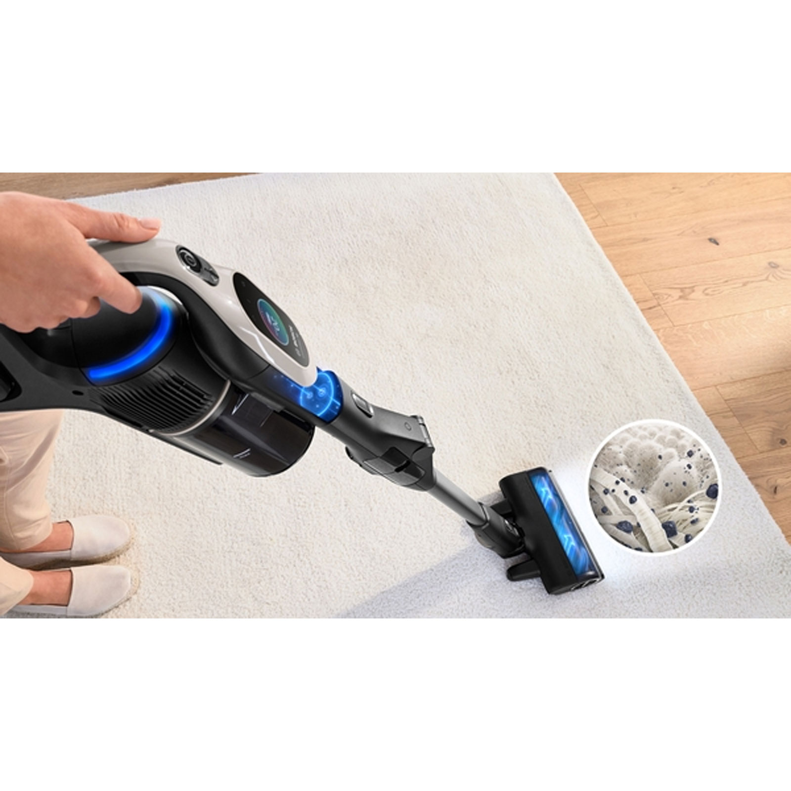 Bosch BTS1042GQC Akku-Staubsauger, Unlimited 10, Grau