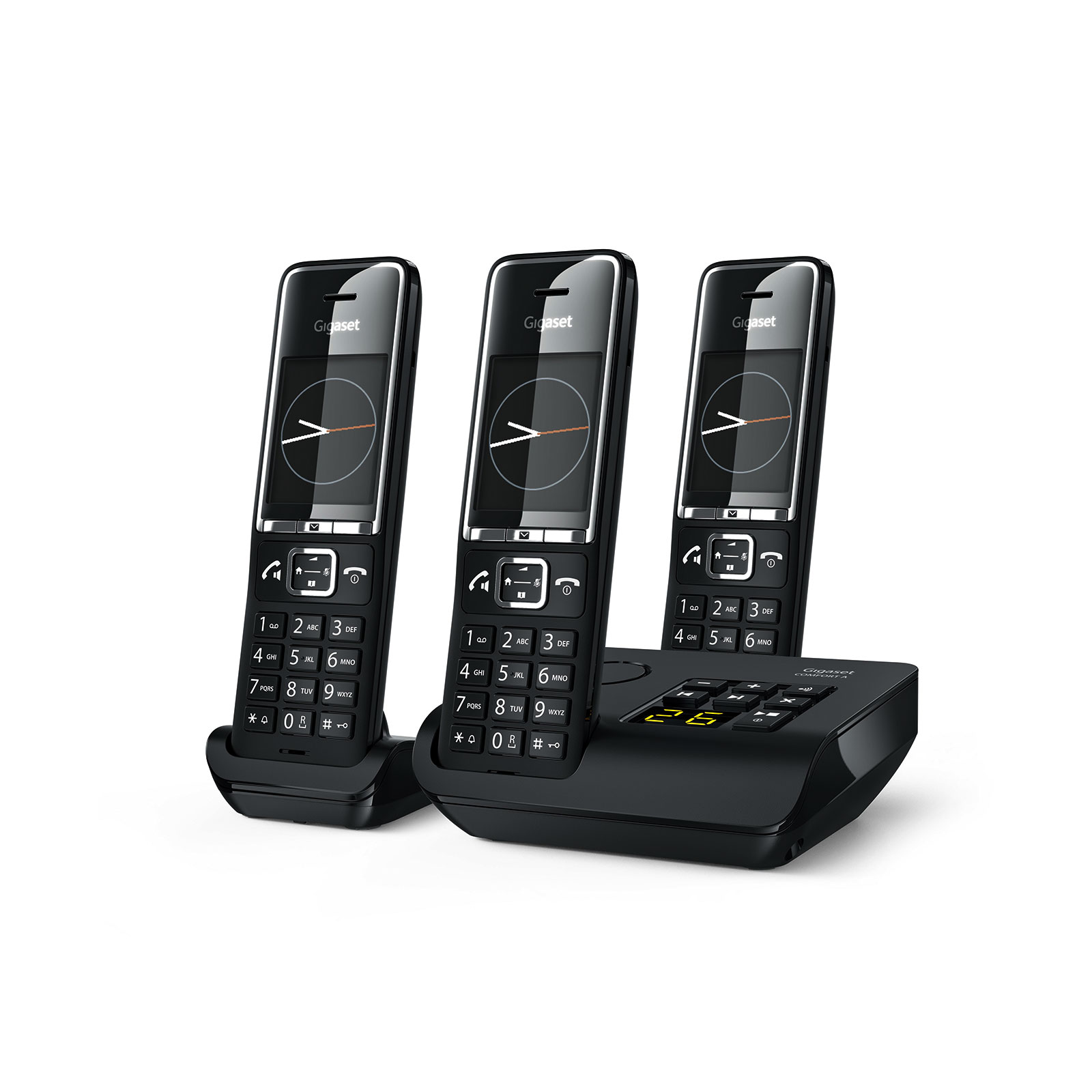 Gigaset Comfort 550A Trio schwarz Schnurloses-Telefon