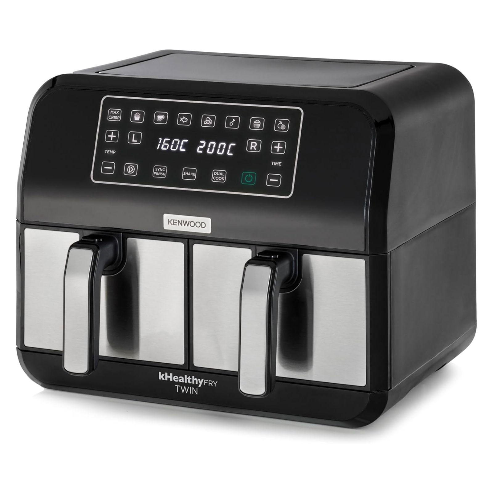 KENWOOD HFM20.000MB kHealthy Doppel-Heißluftfritteuse