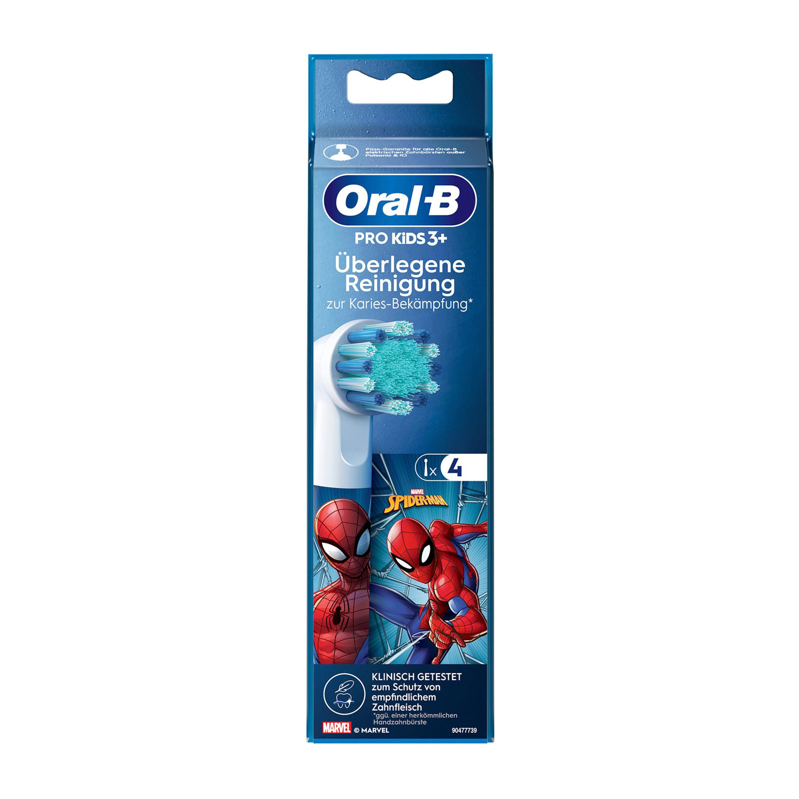 Oral-B Aufsteckbürsten Pro Kids Frozen/Spiderman Aufsteckbürsten, 4 Stück