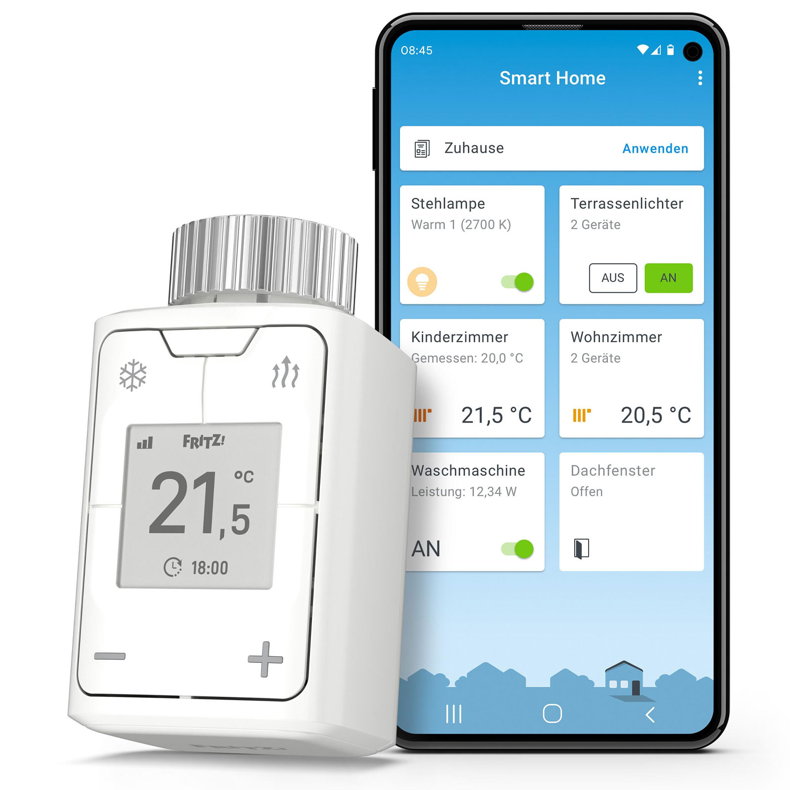 AVM FRITZ!DECT 302 Smart Home Heizkörperthermostat  AVM FRITZ!DECT 302 Smart Home Heizkörperthermostat