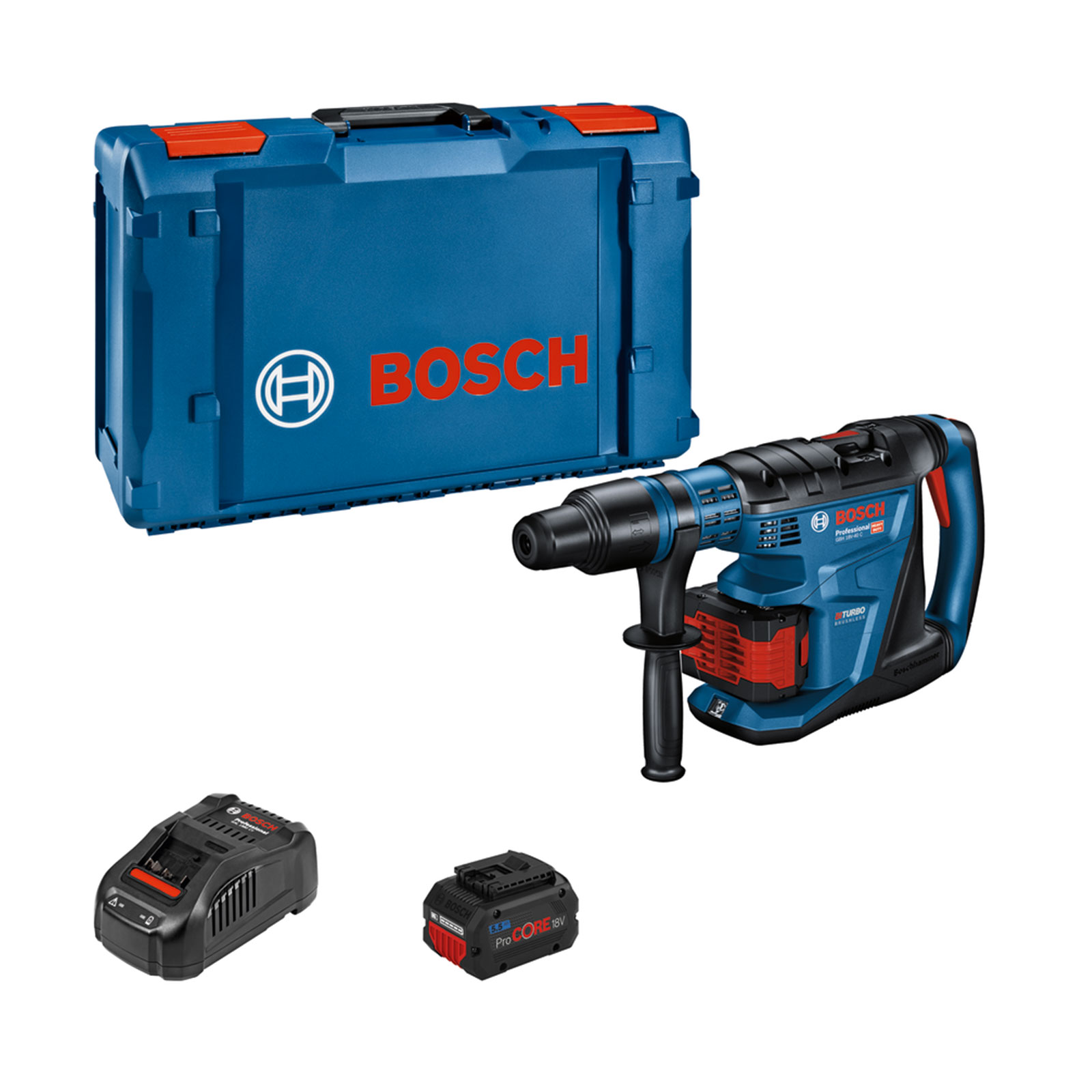 Bosch Professional GBH 18V-40 C 2x5,5Ah; XL-BOXX