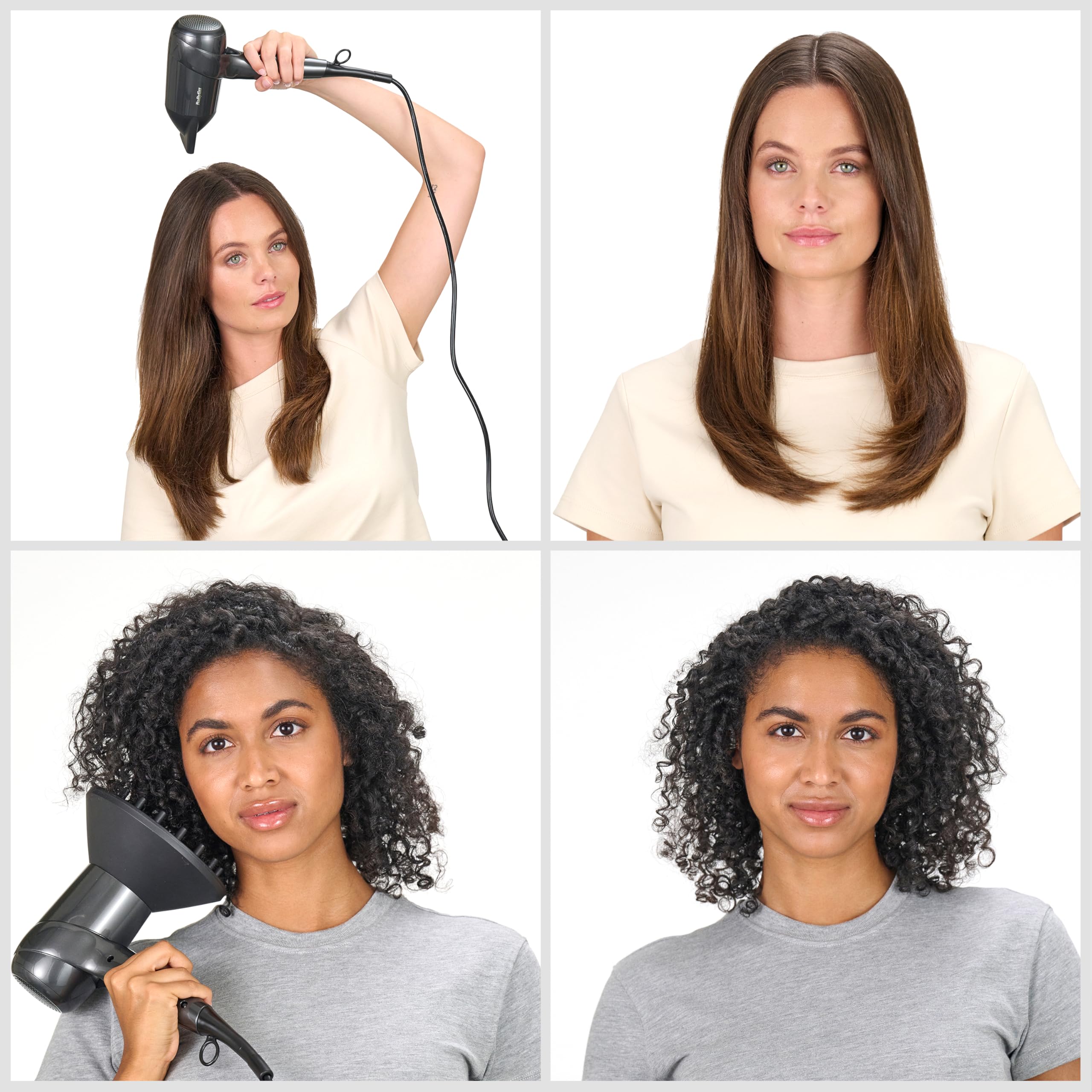 BaByliss Titanium Shine Haartrockner mit Diffusor