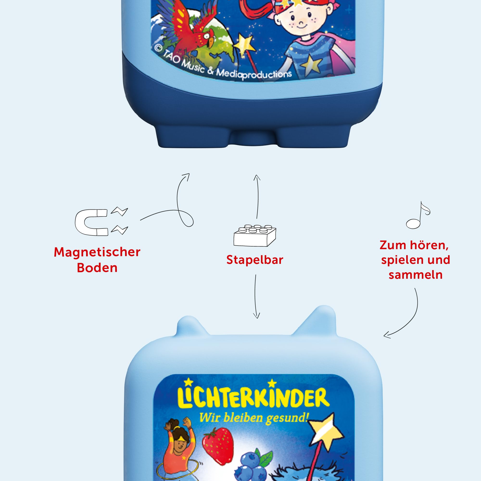 Tonies Clever Tonie 4er Set: Lichterkinder – Lernen mit LIKI und LUMI