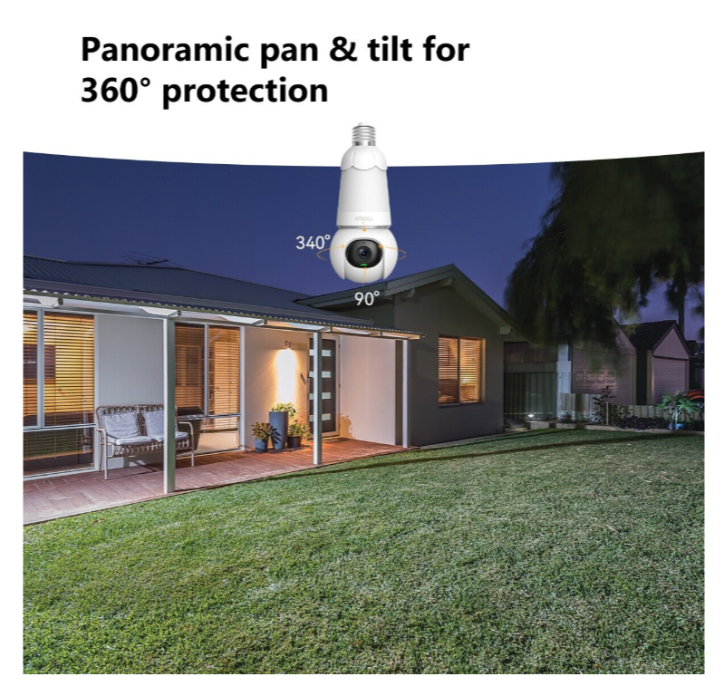 IMOU Bulb Cam 2K IPC-S6DP-3M0WEB-E27-imou WLAN IP Überwachungskamera
