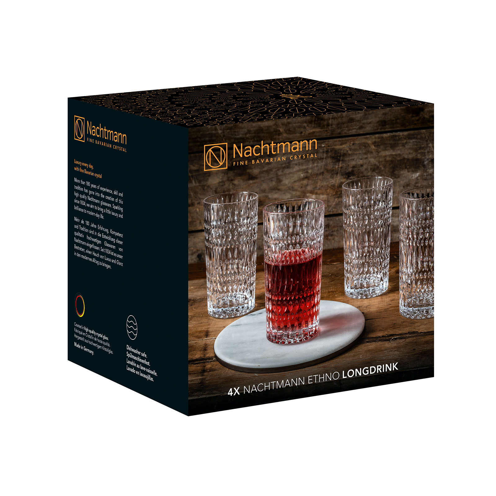 Nachtmann Ethno Longdrinkgläser Set/4 0825541 Nachtmann Ethno Longdrinkgläser Set/4 0825541