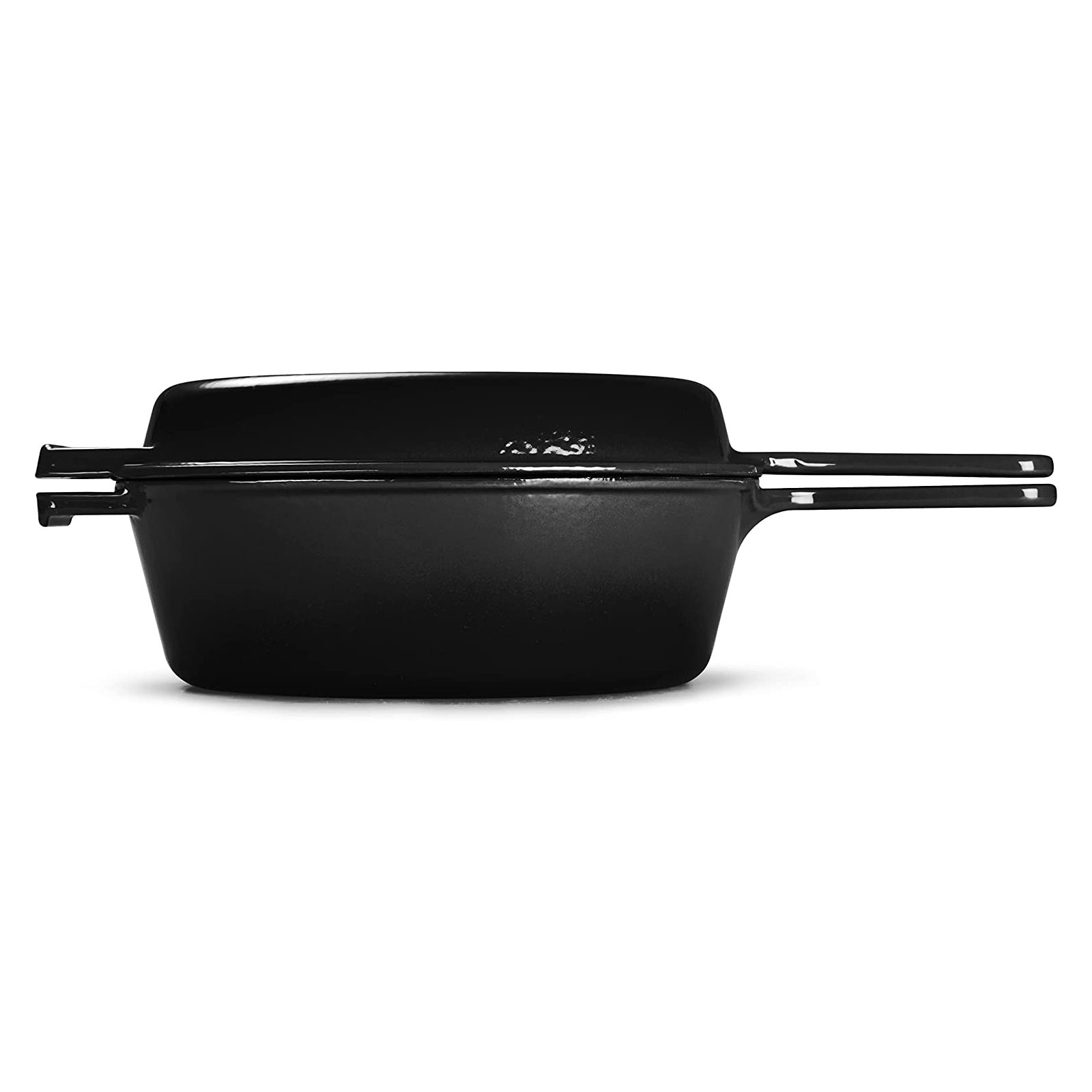 Echtwerk Schmortopf Grillpfanne 2-in-1 Set, Gusseisen Bräter mit Deckel, Gusseisentopf mit Emaille-Beschichtung BBQ Induktion Grau, 2,5 L Echtwerk Schmortopf Grillpfanne 2-in-1 Set, Gusseisen Bräter mit Deckel, Gusseisentopf mit Emaille-Beschichtung BBQ Induktion Grau, 2,5 L