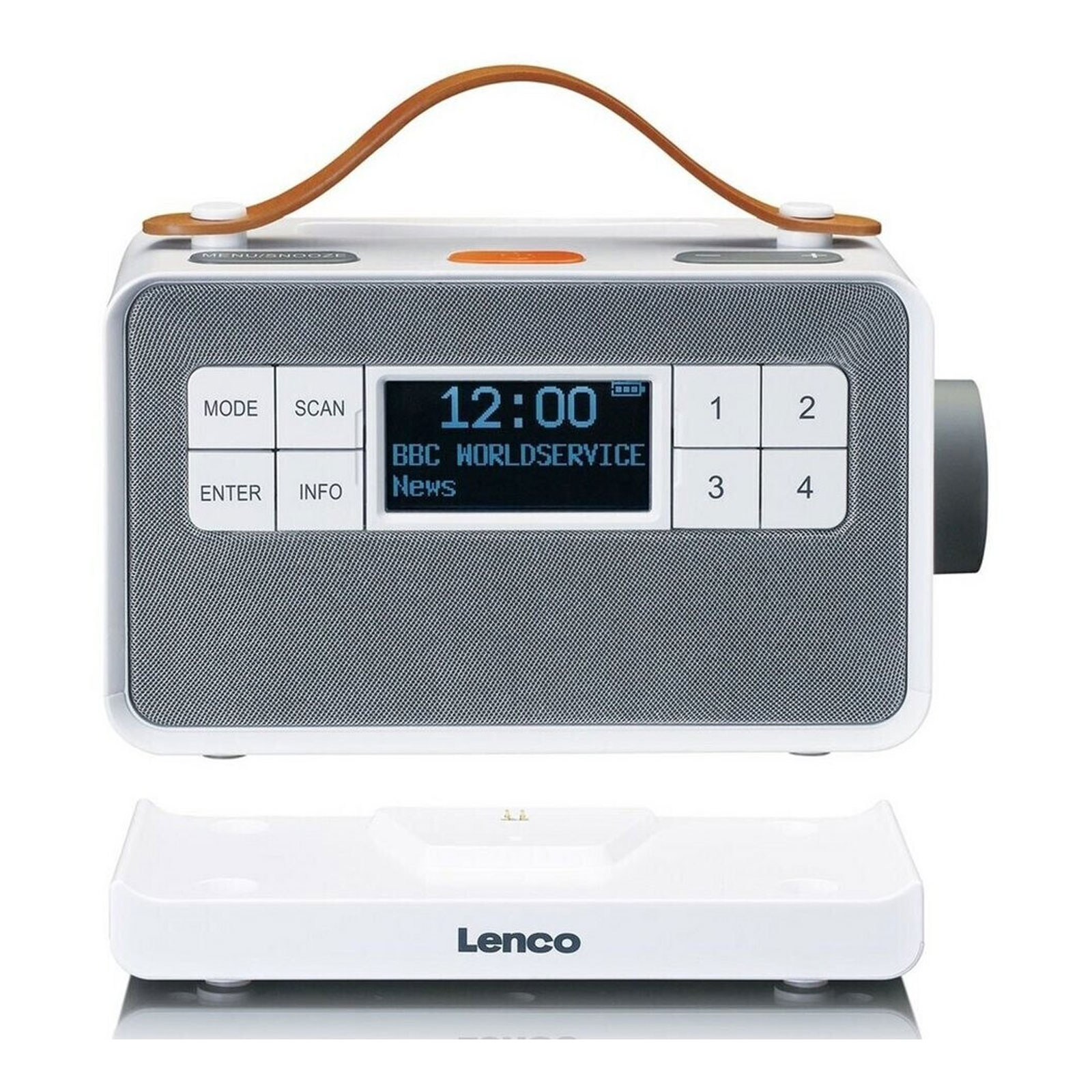 Lenco DAB+ Radio PDR-065 Digital-Tuner DAB+ UKW (FM) Bluetooth