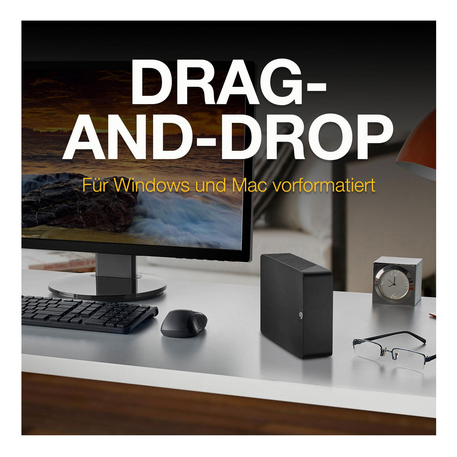 Seagate Expansion Desktop 6 TB Externe HDD-Festplatte