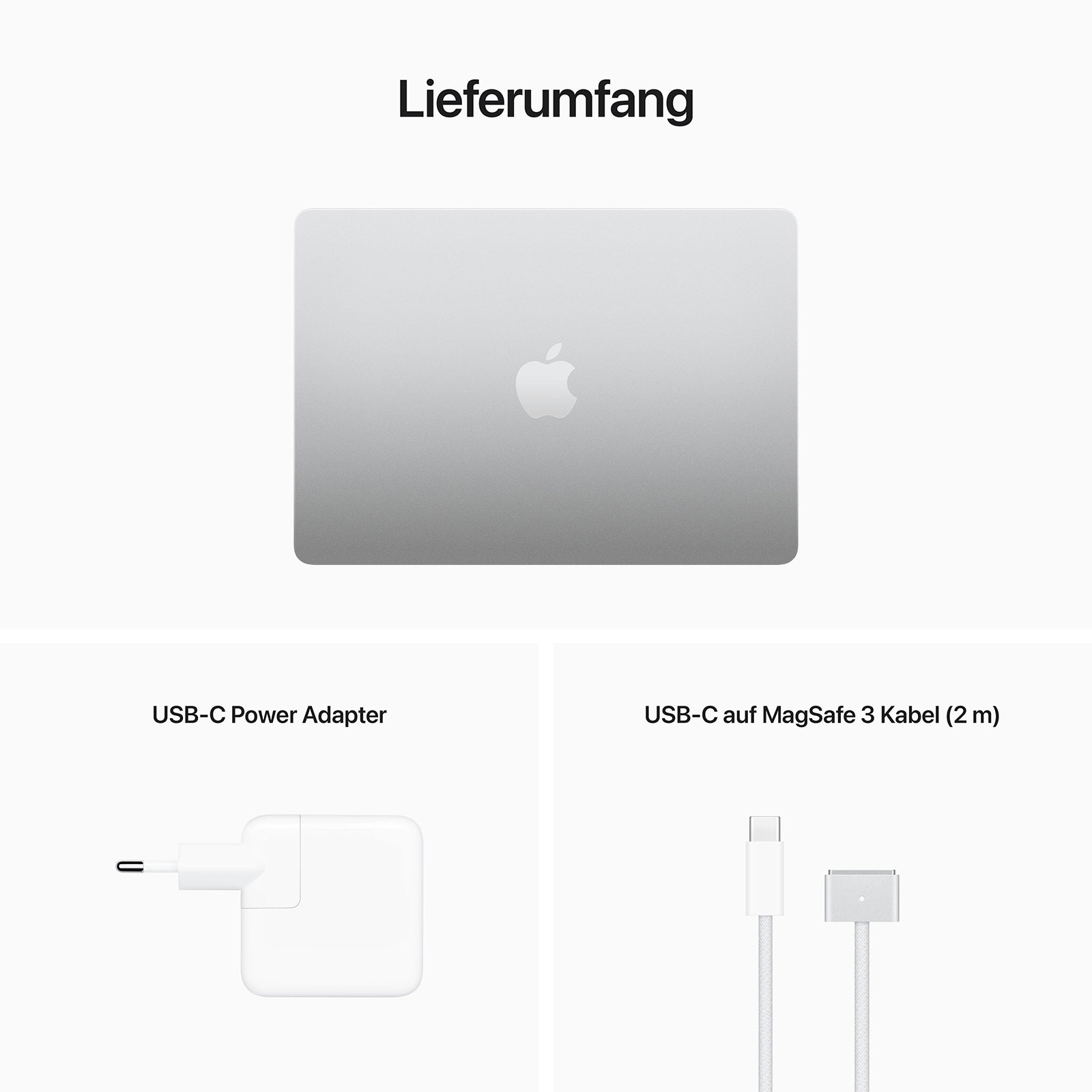 Apple MacBook Air silber, 2022  (MLXY3D/A)