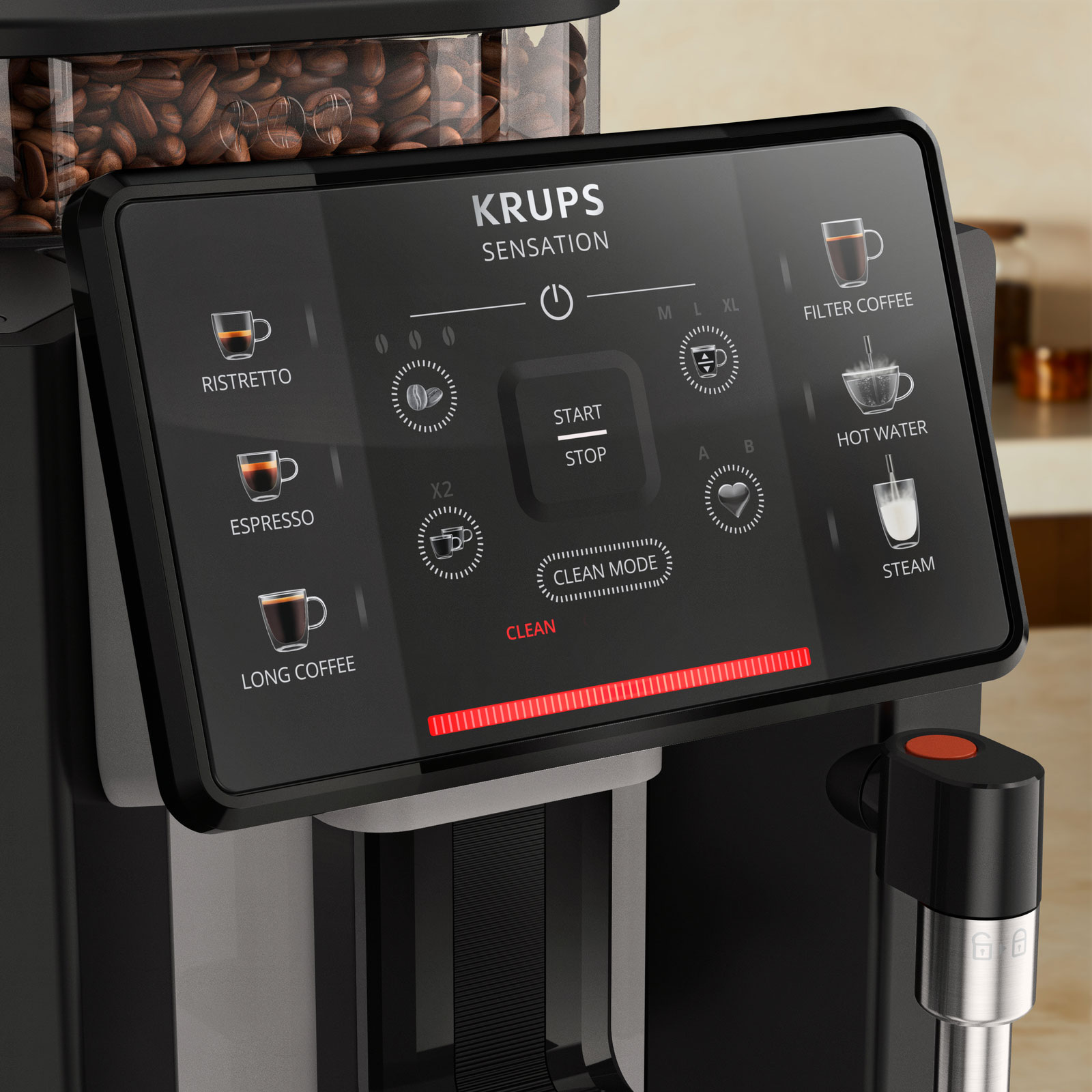 KRUPS EA910A SENSATION Kaffeevollautomat