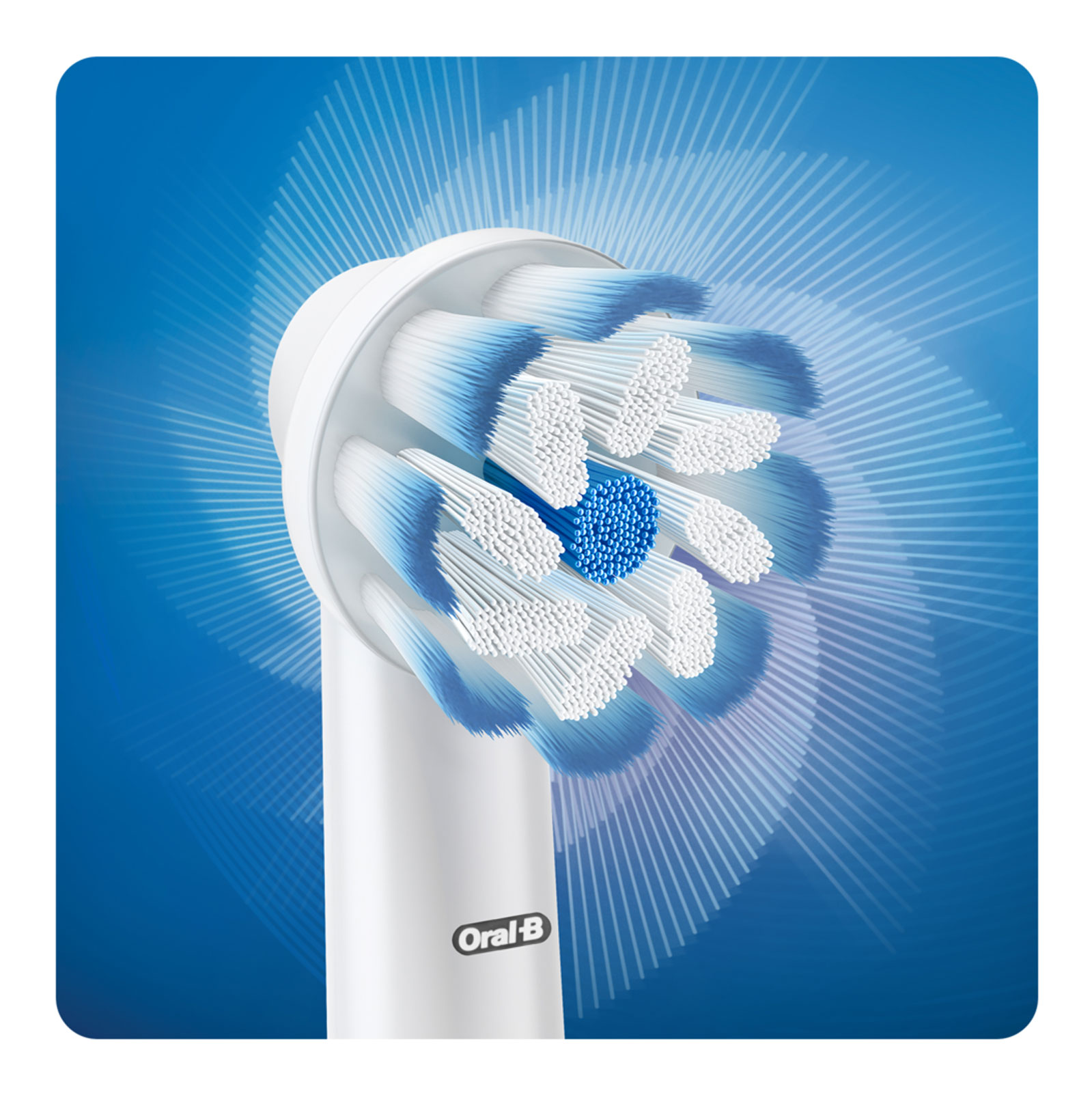 BRAUN Oral-B Pro 1-200 SensiUltraThin Zahnbürste inkl. CrossAction Aufsteckbürsten Handtuch