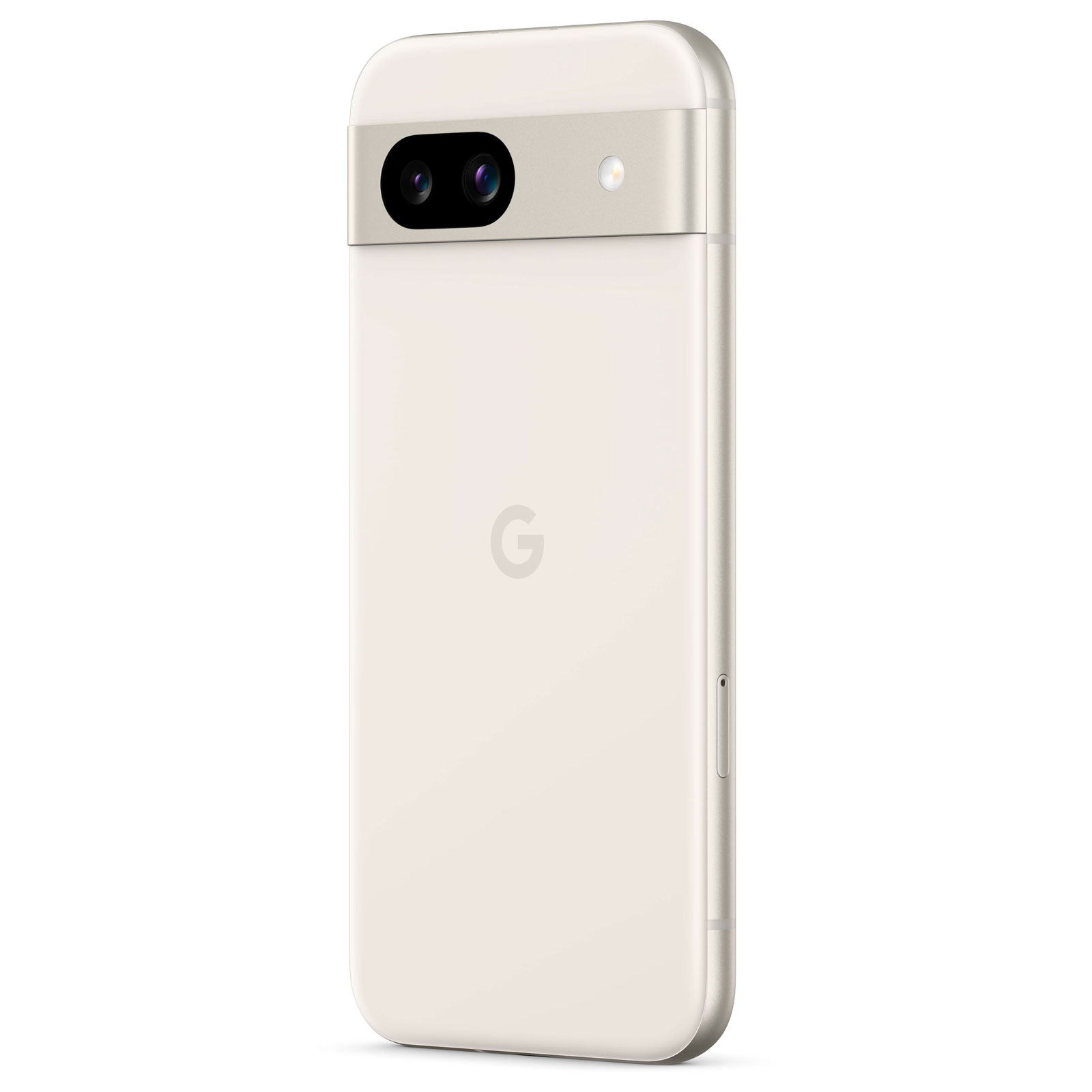 Google Pixel 8a 128GB 5G Porcelain Smartphone (6,1 Zoll, 64 MP, Dual-Kamera, 4.492-mAh, Fingerabdrucksensor, Gesichtserkennung, weiß)