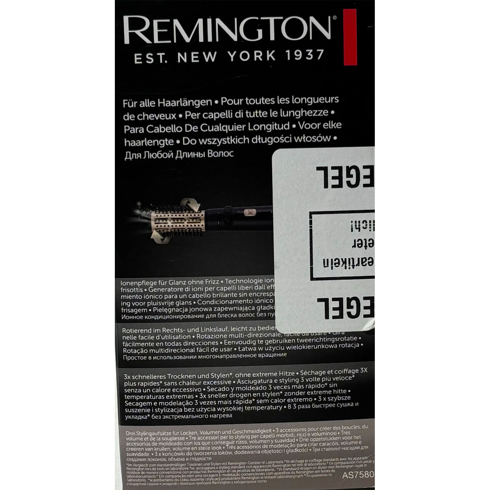 REMINGTON Warmluftbürste AS7580 Blow Dry &; Style