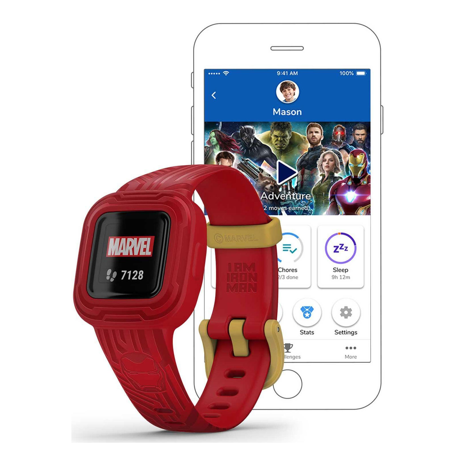 Garmin vívofit jr. 3, Marvel Iron Man