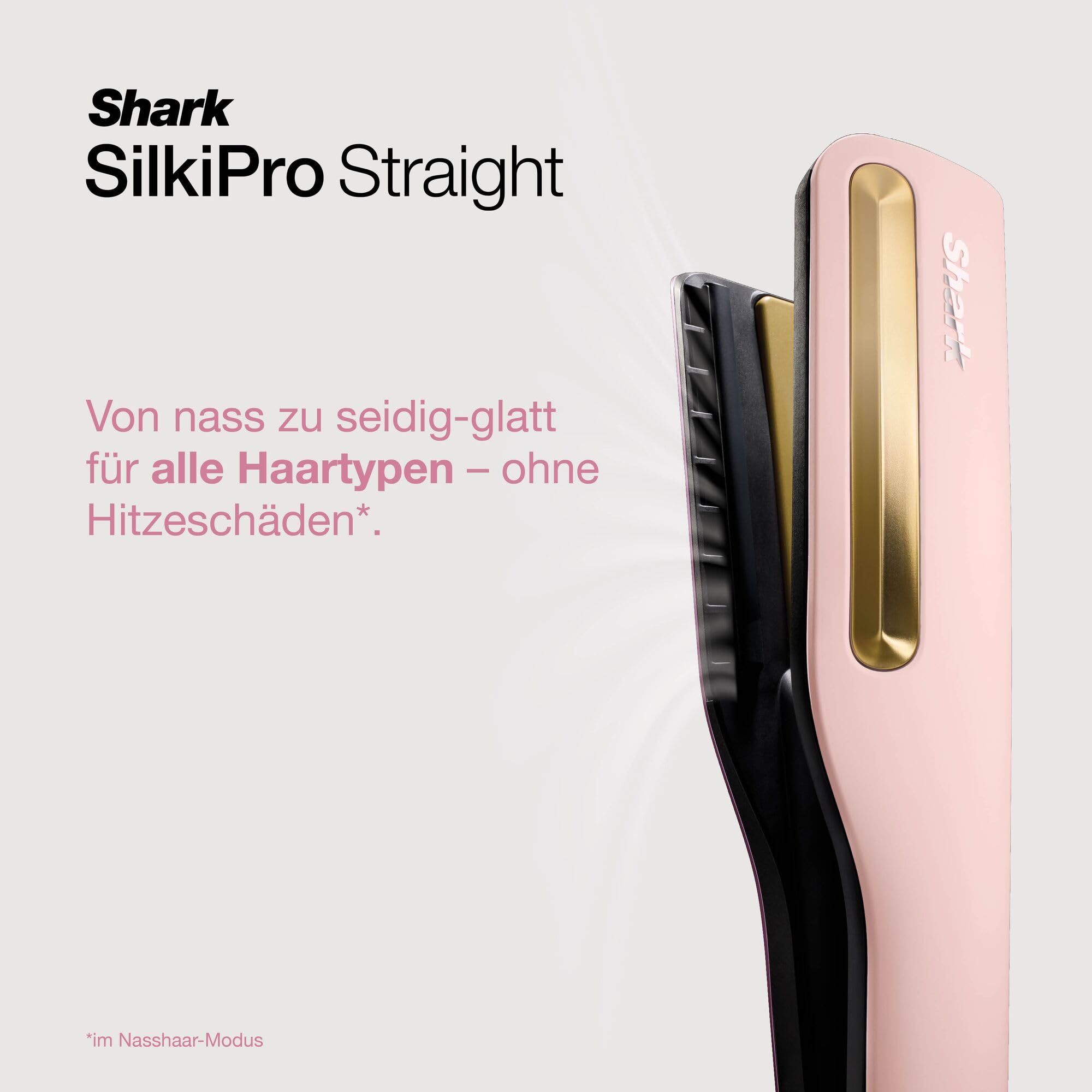 Shark SilkiPro Straight Glätteisen + Haartrockner in einem mit Aufbewahrungsbox