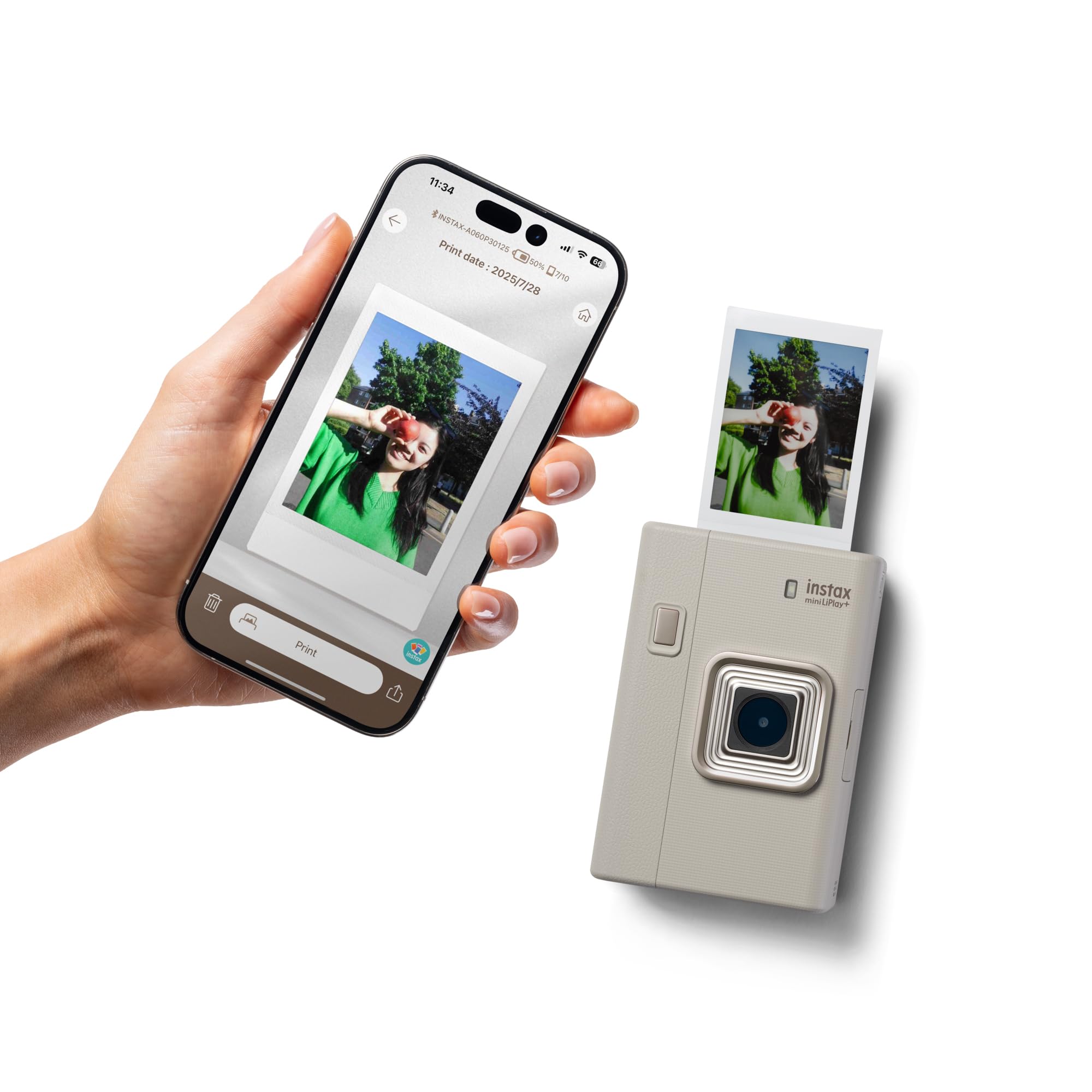 instax mini LiPlay+ hybride Sofortbildkamera